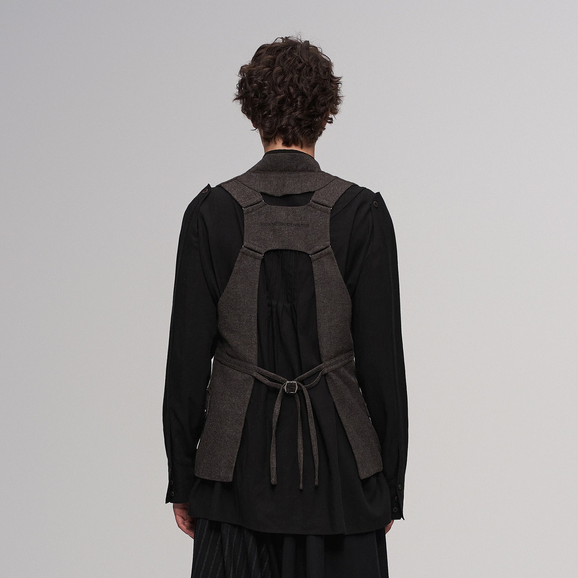 ILNya Nieternite Nifutur Retro Button Embellished Back-Harness Vest-Vest-S (0)(Preorder)-Free Shipping Leatheretro