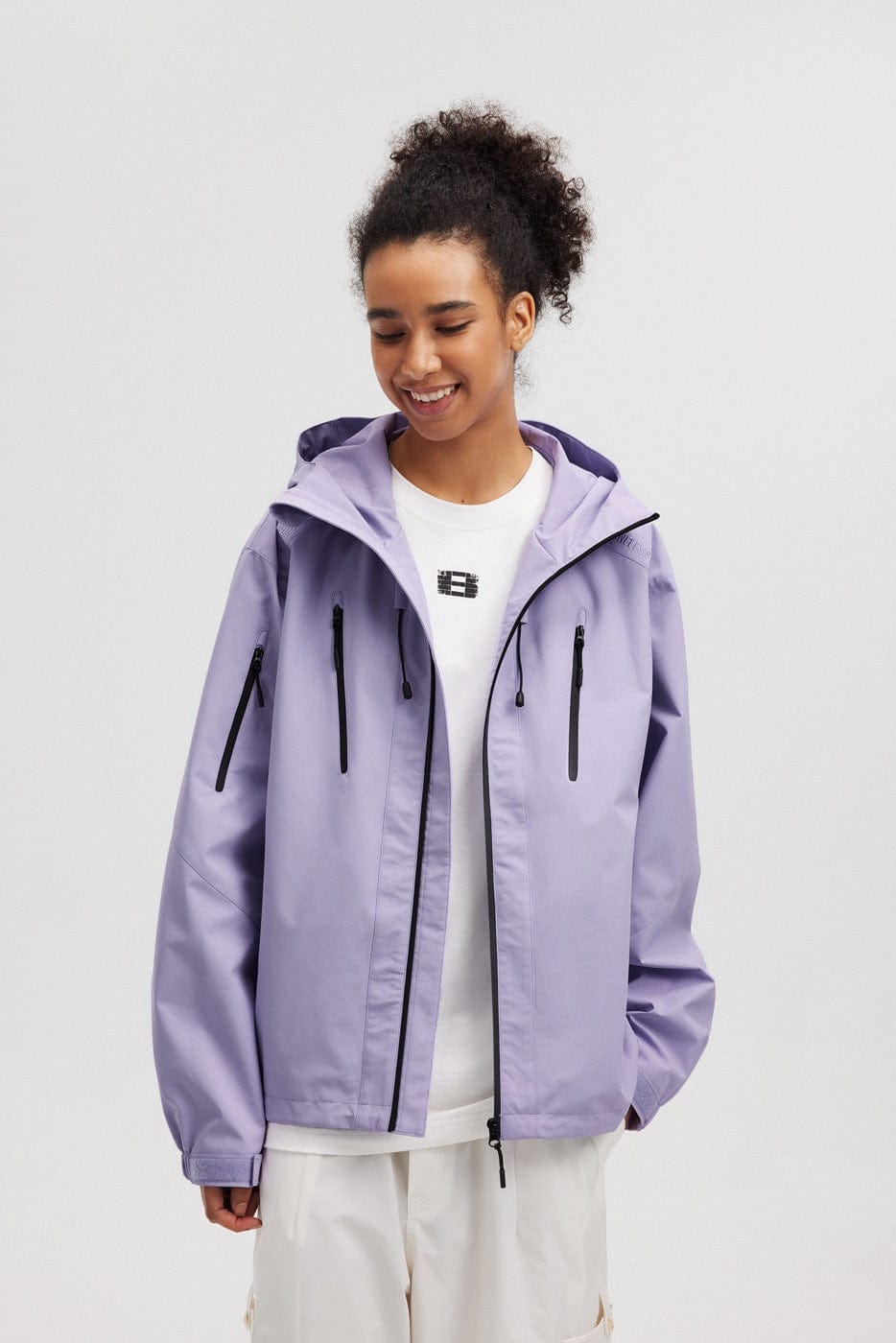 BONELESS Modern Splash-Proof Raglan Windbreaker-Jacket-S-Yellow-Free Shipping Leatheretro