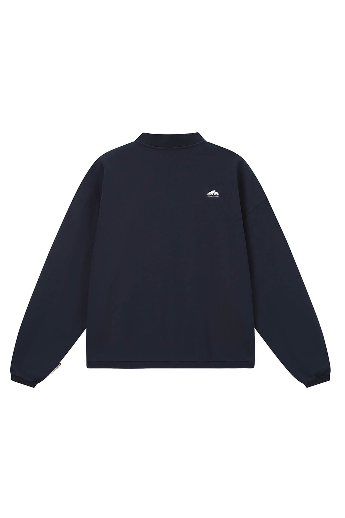 URBAN+FOREST Music Store Mock Neck Sweatshirt-Sweatshirt-XS-Dark Blue-Free Shipping Leatheretro