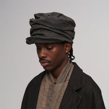 ILNya Nieternite Nifutur Layered Slouchy Newsboy Hat-Hat, Cap, Beanie-M (1)(Preorder)-Free Shipping Leatheretro