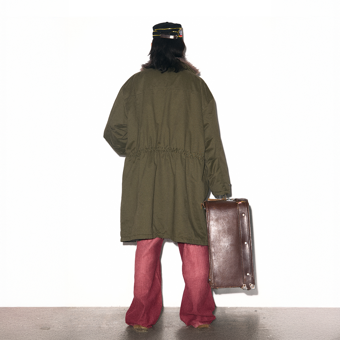 TRECLUB Retro Faux Fur Lining Oversized Parka-Jacket-S (1)(Preorder)-Free Shipping Leatheretro