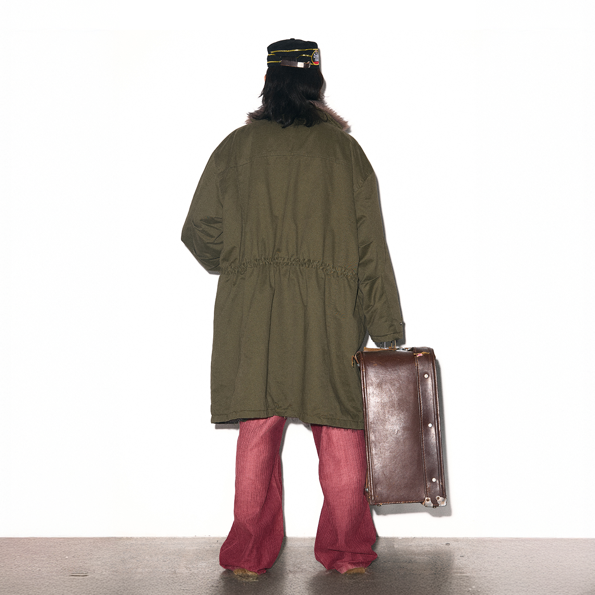 TRECLUB Retro Faux Fur Lining Oversized Parka-Jacket-S (1)(Preorder)-Free Shipping Leatheretro