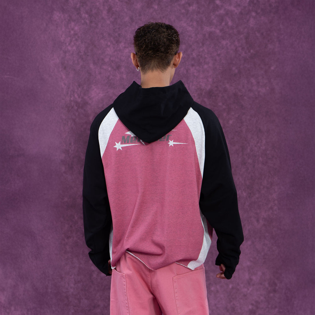 CLP Contrast Raglan Hoodie-Hoodie-M-Free Shipping Leatheretro