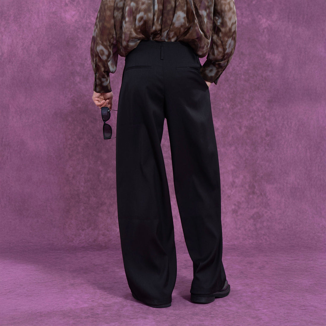 CLP Essential High-Waisted Straight-Leg Pants-Pants-S-Free Shipping Leatheretro