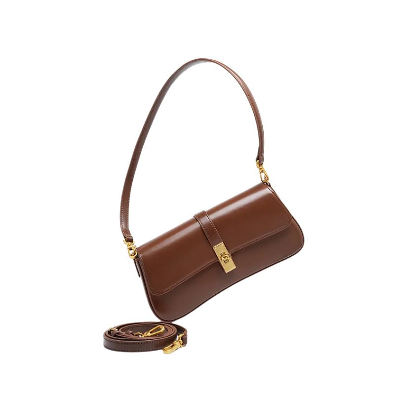 Casual Mini Purse for Everyday Use Fashion Handbag-Handbags-Coffee-Free Shipping Leatheretro