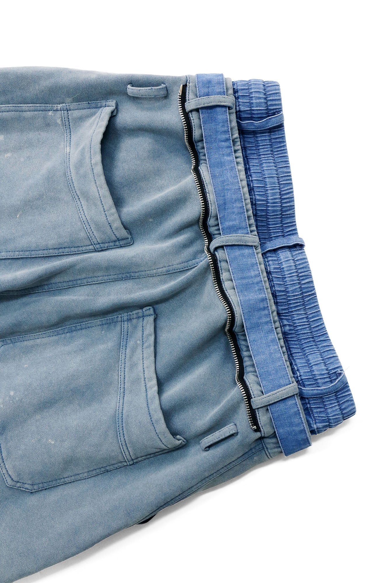RELABEL Distressed Splatter Double-Waist Cargo Pants-Pants-XS-Free Shipping Leatheretro