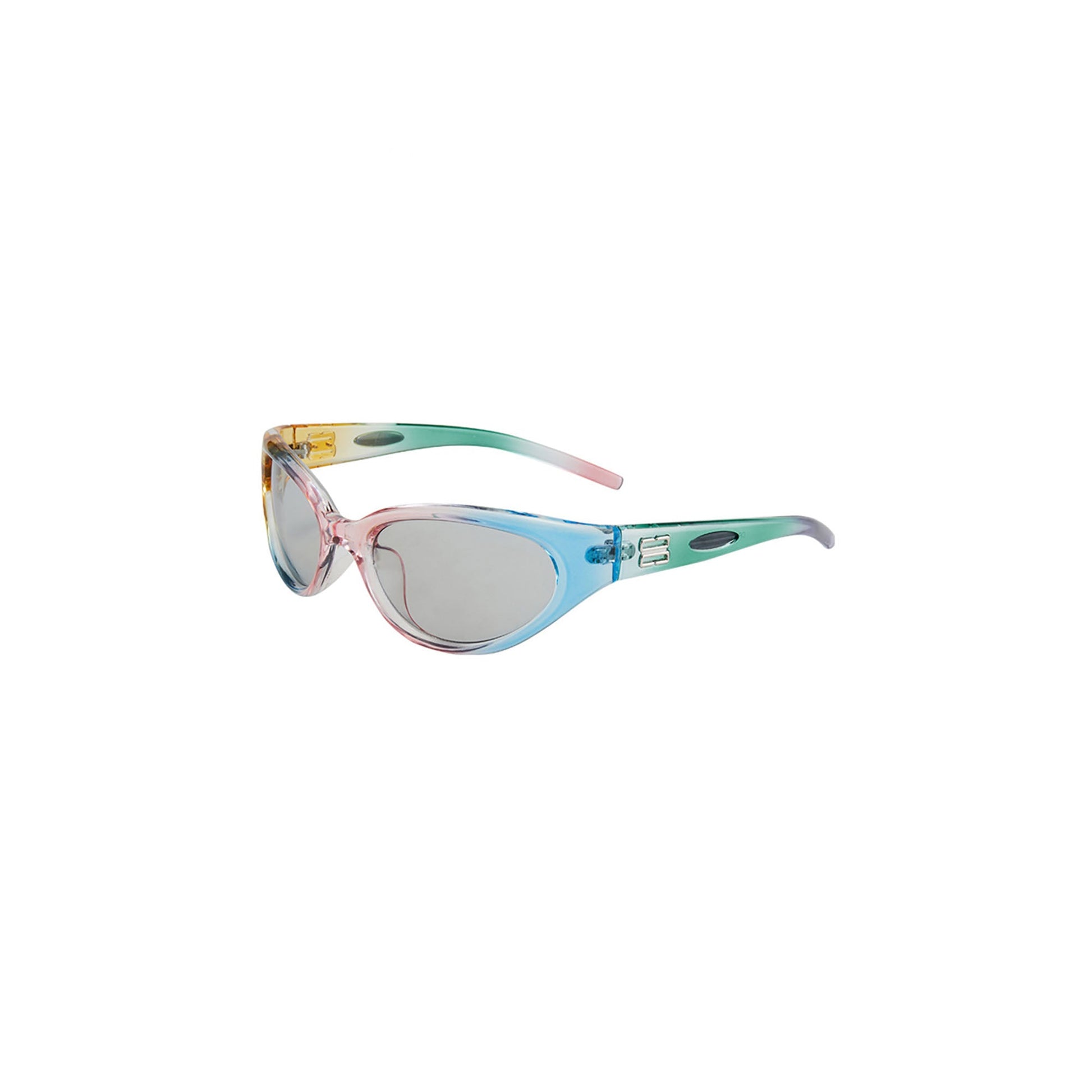 DAMAGE ASIA Rainbow Cat-Eye Sunglasses-Sunglasses-One Size-Blue-Free Shipping Leatheretro