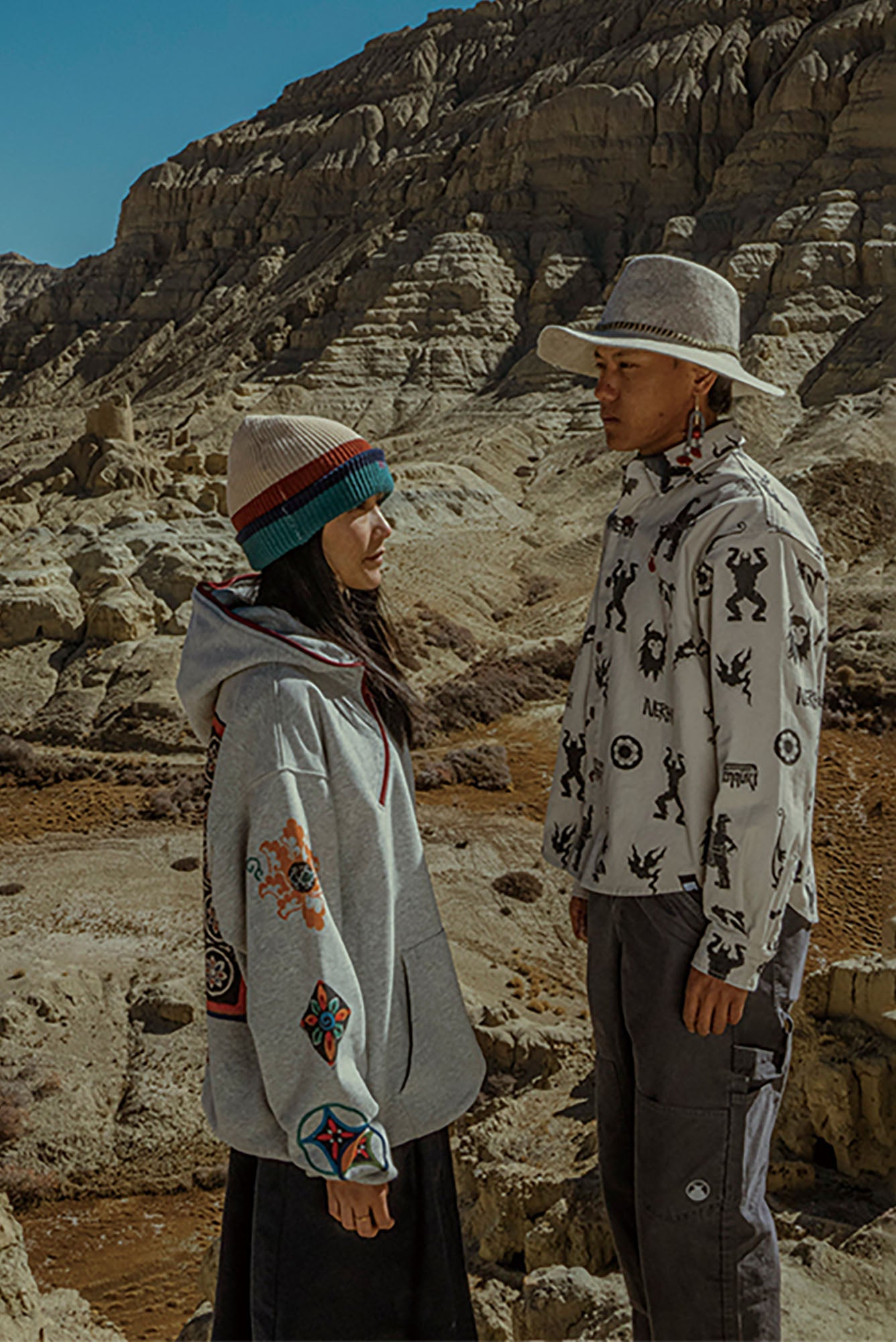 NERHI Tribal Totem Full-Print Shirt-Shirt-S-Multicolor (Preorder)-Free Shipping Leatheretro