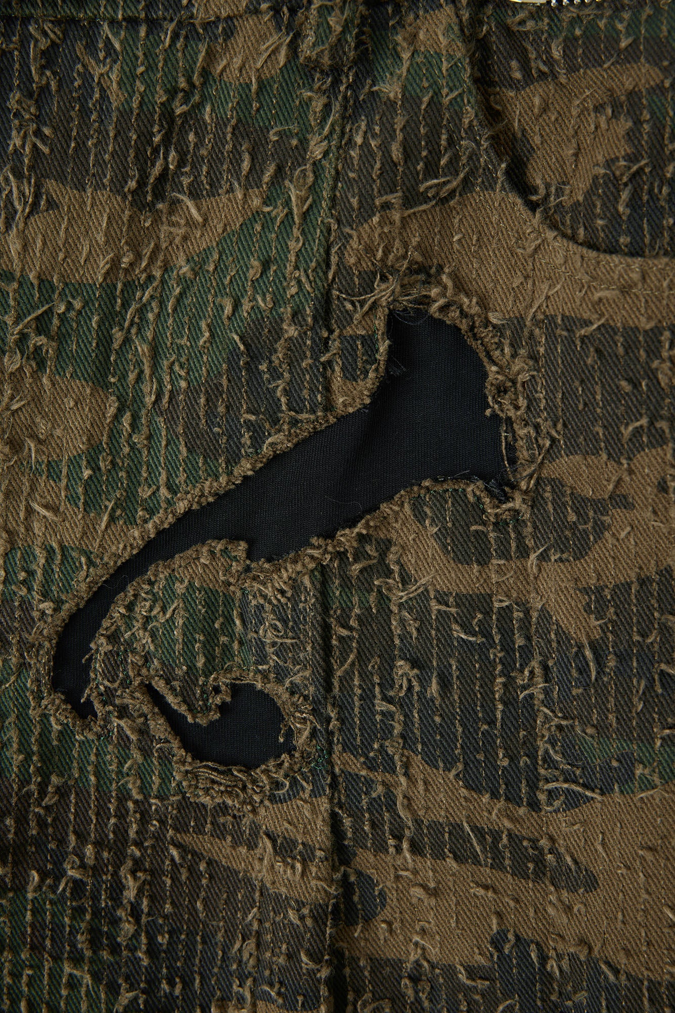RELABEL Camo Skeleton Patch Shorts-Shorts-XS-Free Shipping Leatheretro