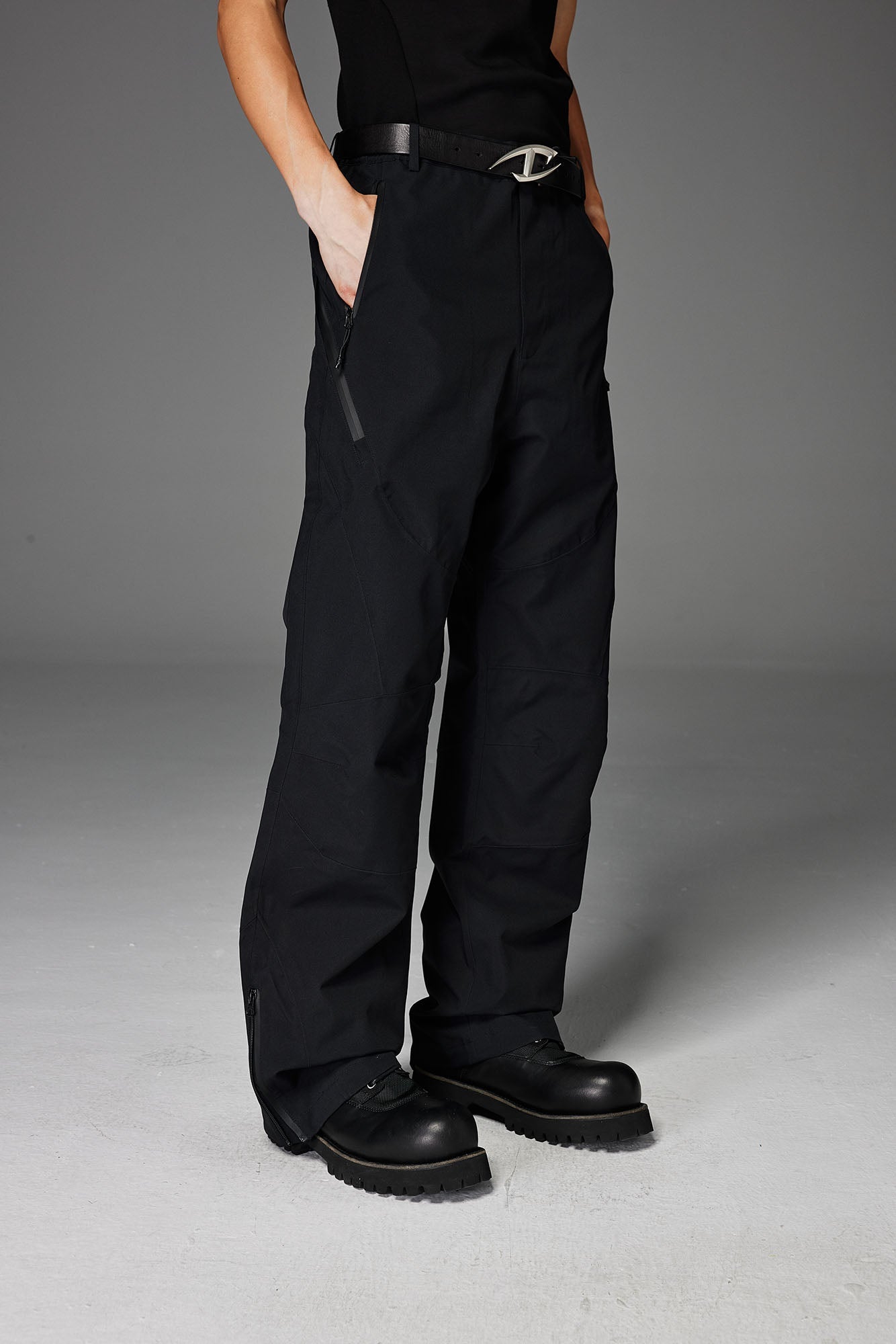 CATSSTAC Essential Panel Zip-Hem Waterproof Pants-Pants-M-Free Shipping Leatheretro
