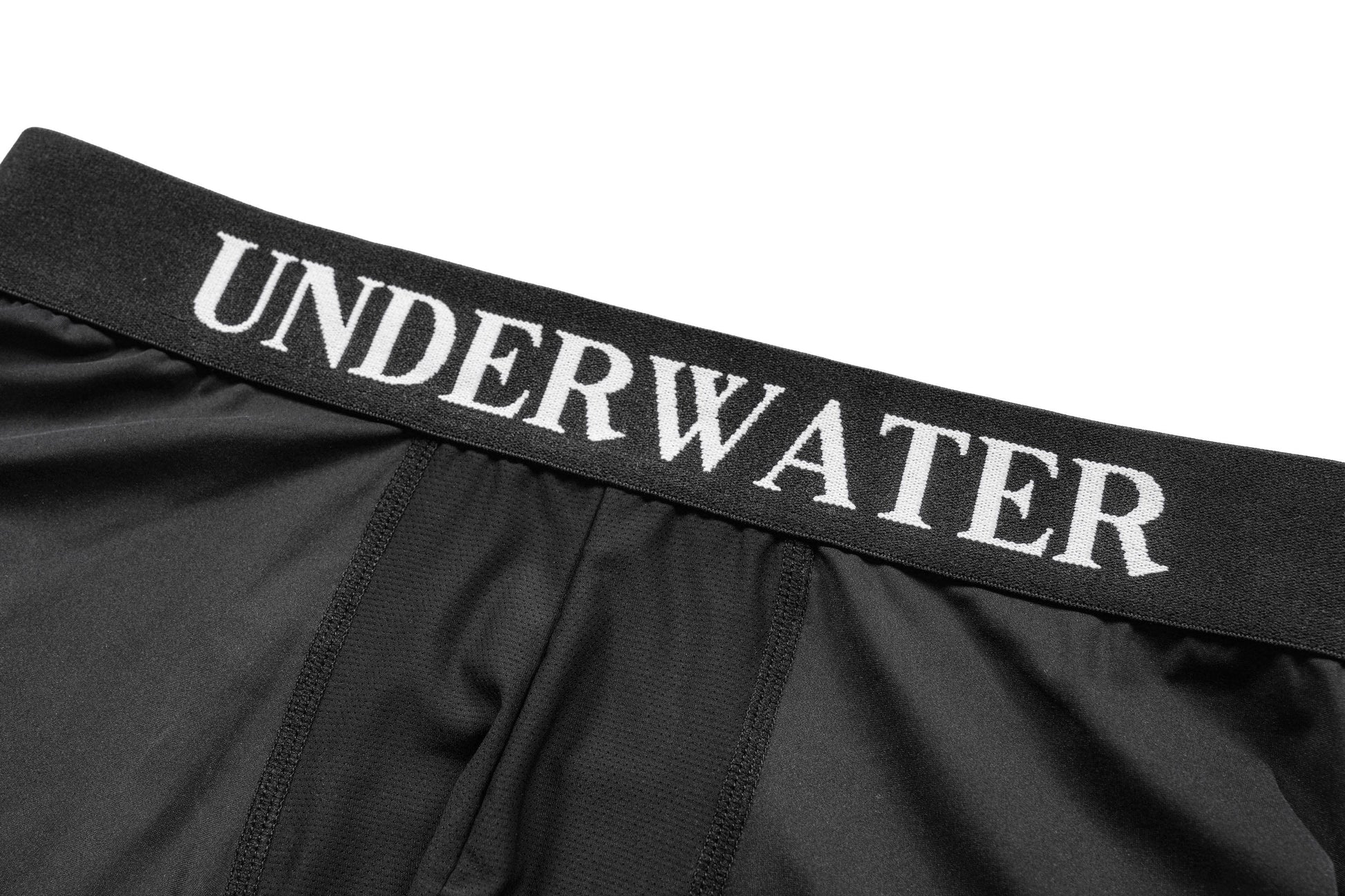 UNDERWATER Dark Soul LOGO Waistband Stretch Boxer Briefs-Shorts-S-Free Shipping Leatheretro