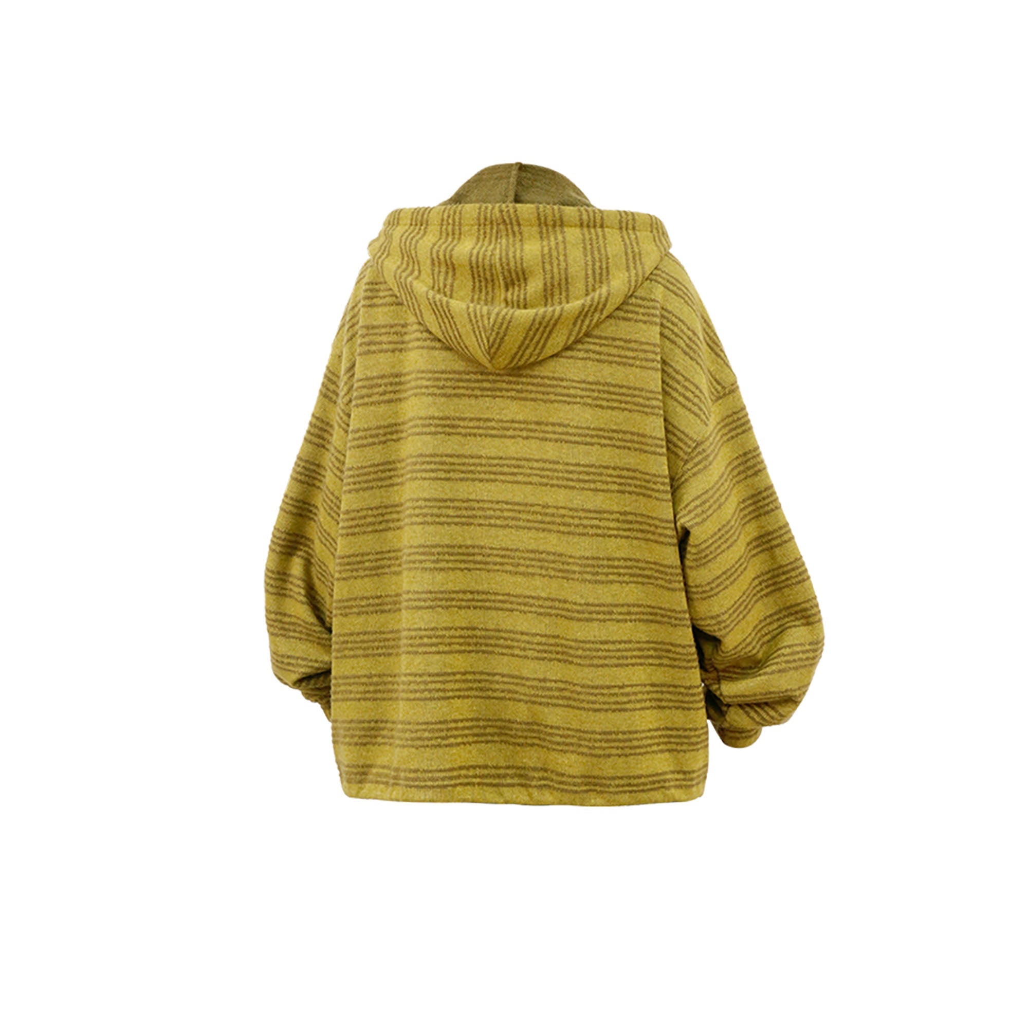RELABEL Striped Asym Half-Zip Knit Hoodie-Hoodie-XS (Preorder)-Free Shipping Leatheretro