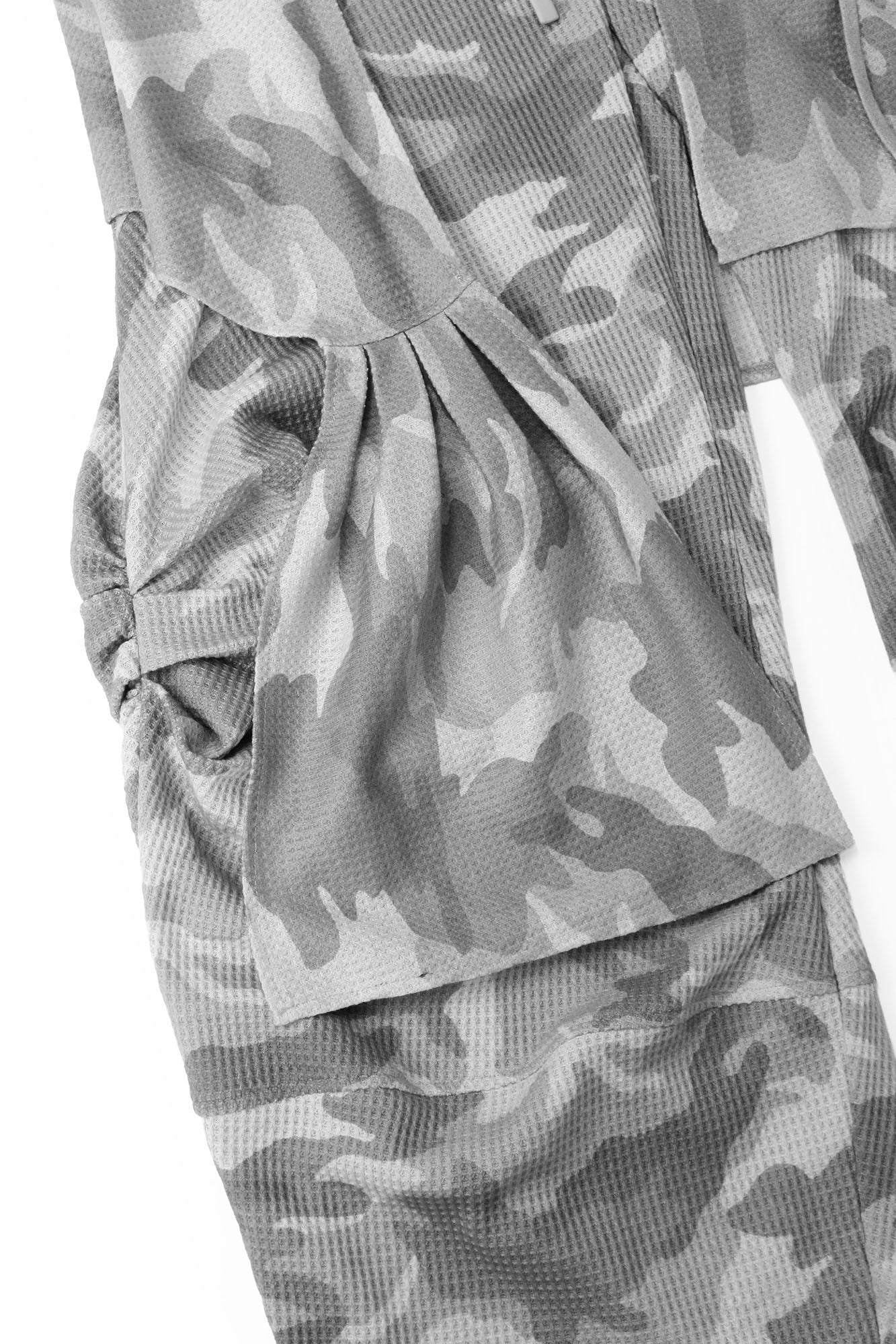 RELABEL Camo Waffle Inverted Waist Sweatpants-Pants-XS (Preorder)-Free Shipping Leatheretro