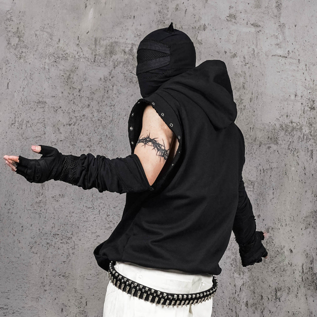 UNDERWATER Inferno Edge Rivet Vest-Vest-S-Free Shipping Leatheretro