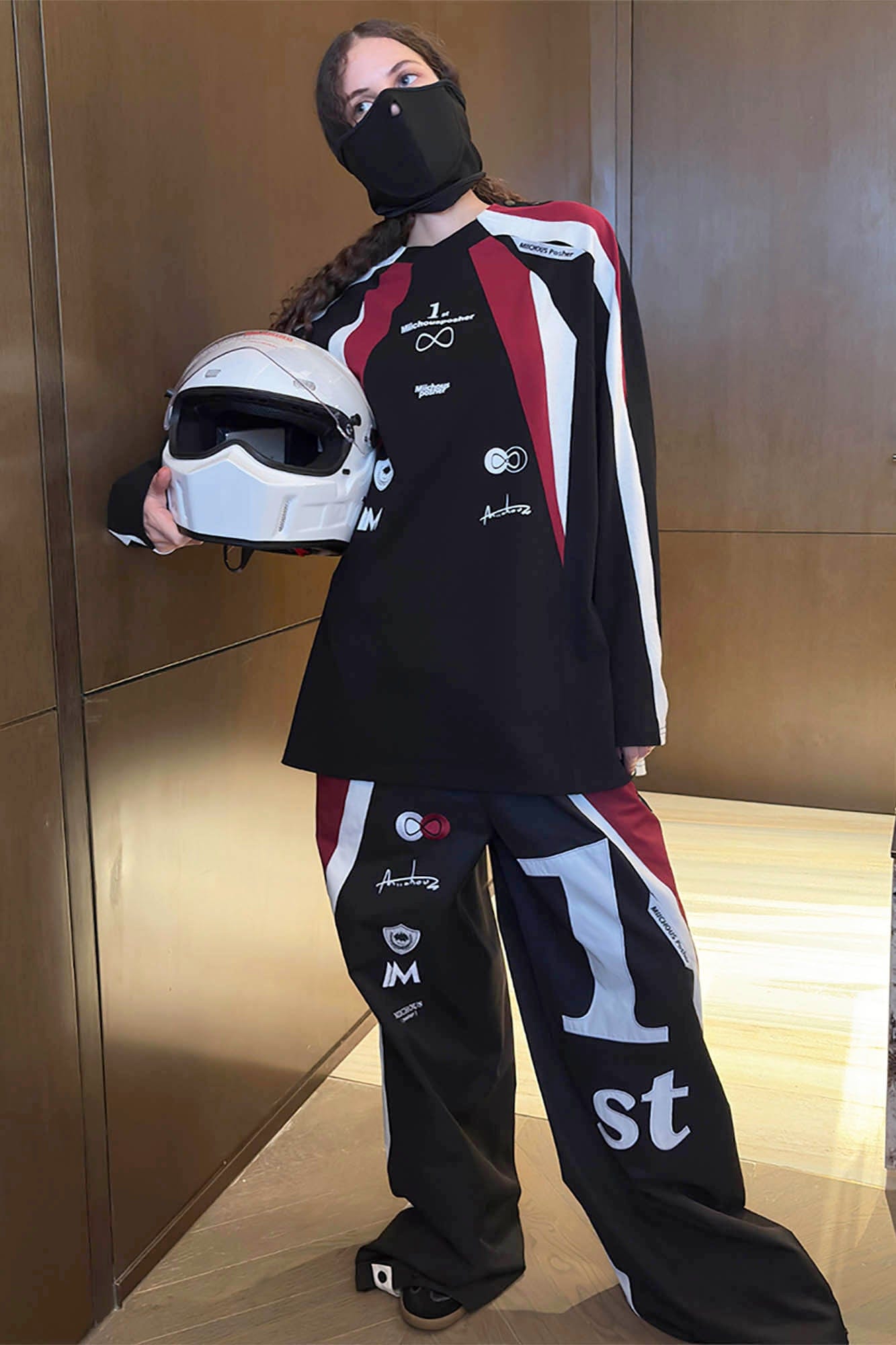 MIICHOUS Infinite Racer Spliced Quick-Dry Long-Sleeve Tee-L/S Tee-S-Free Shipping Leatheretro