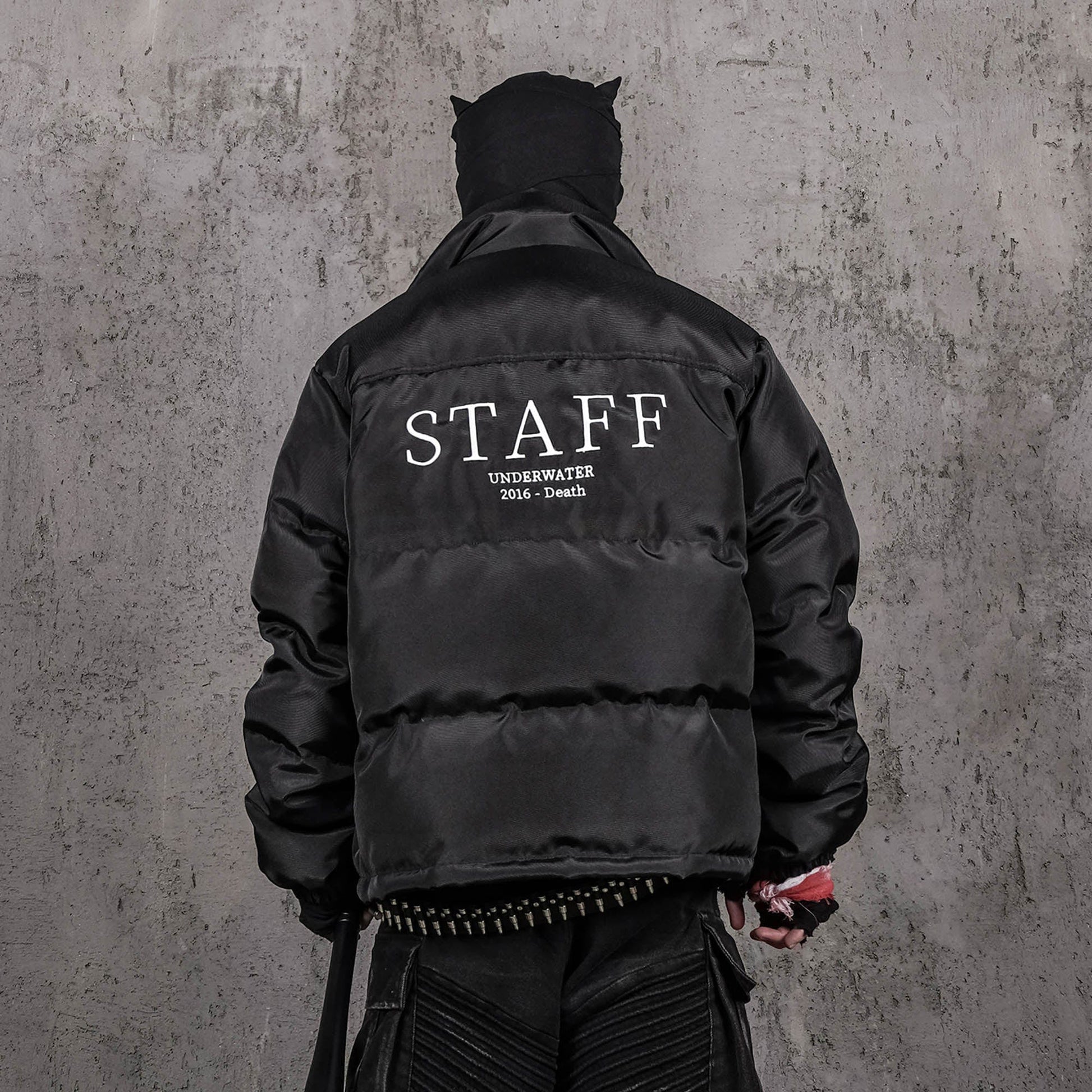 UNDERWATER The Staff Boxy Down Jacket-Jacket-S-Free Shipping Leatheretro