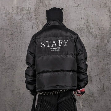 UNDERWATER The Staff Boxy Down Jacket-Jacket-S-Free Shipping Leatheretro