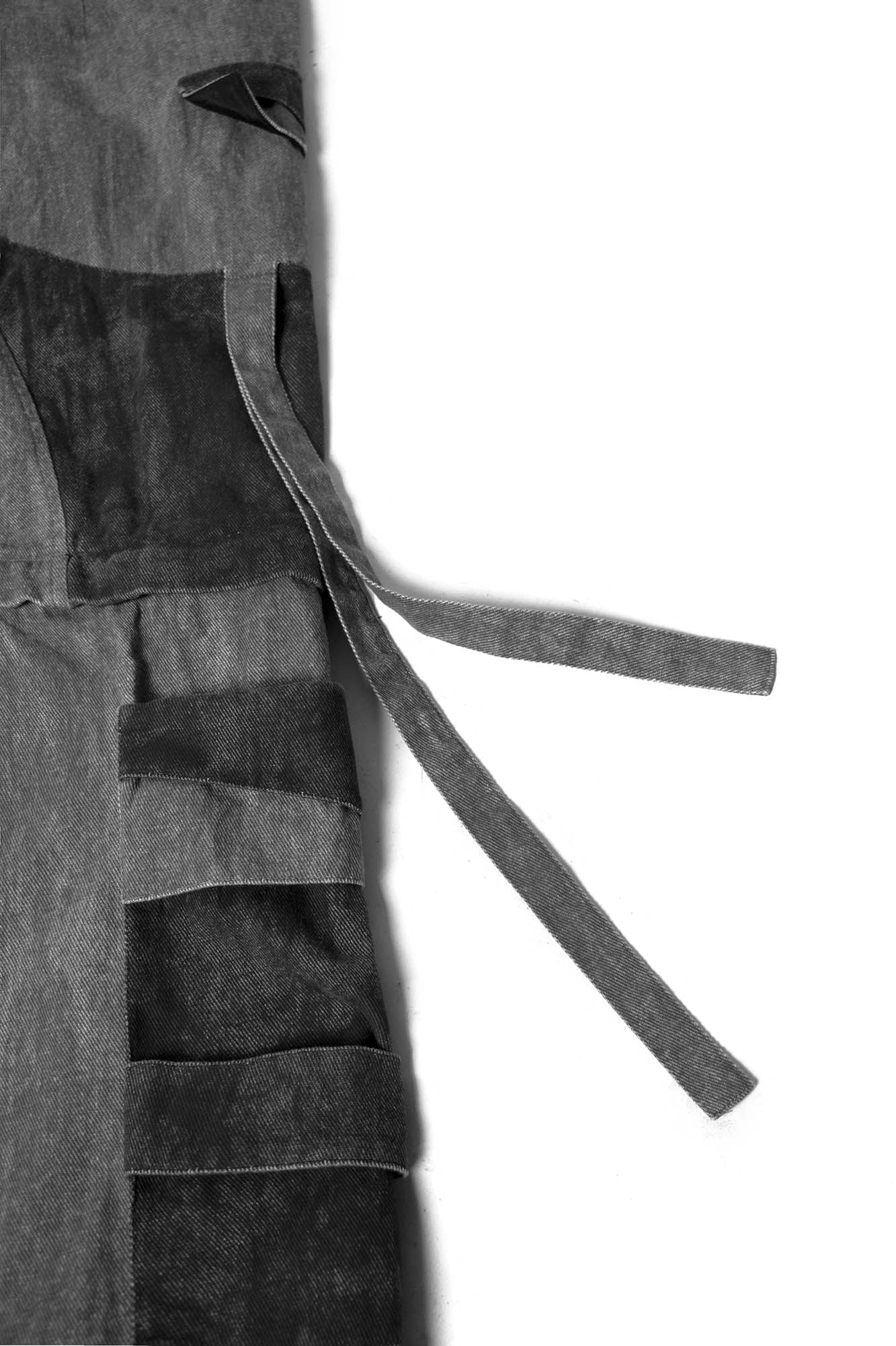 RELABEL Multi-Detachable Straps Cargo-Pants-XS-Gray-Free Shipping Leatheretro