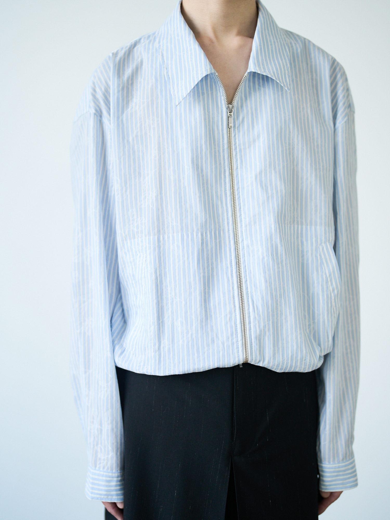 GRAINMUSTARD Striped Jacquard Shirt Jacket-Jacket-XS-Free Shipping Leatheretro