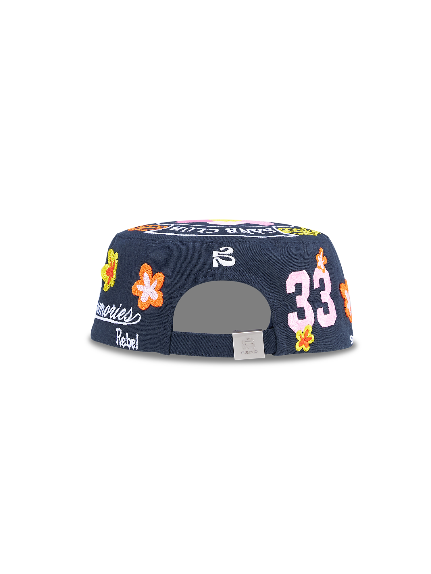 SANB Floral Embroidered Pillbox Cap-Hat, Cap, Beanie-One Size-Free Shipping Leatheretro
