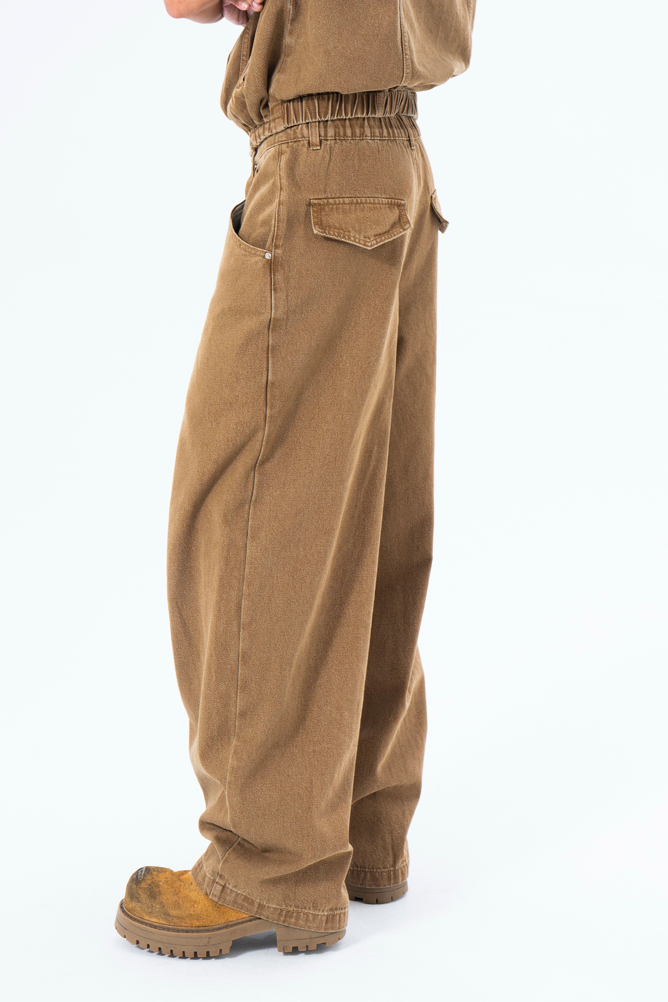 CLP Retro Washed Paneled Oversized Jeans-Jeans-M / 29"-Free Shipping Leatheretro