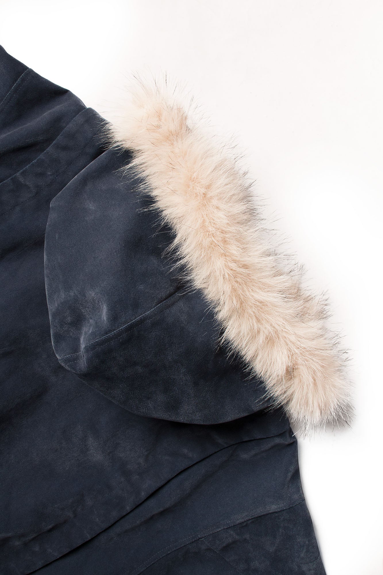 RELABEL Detachable Faux Fur Trim Hooded Jacket-Jacket-XS-Free Shipping Leatheretro