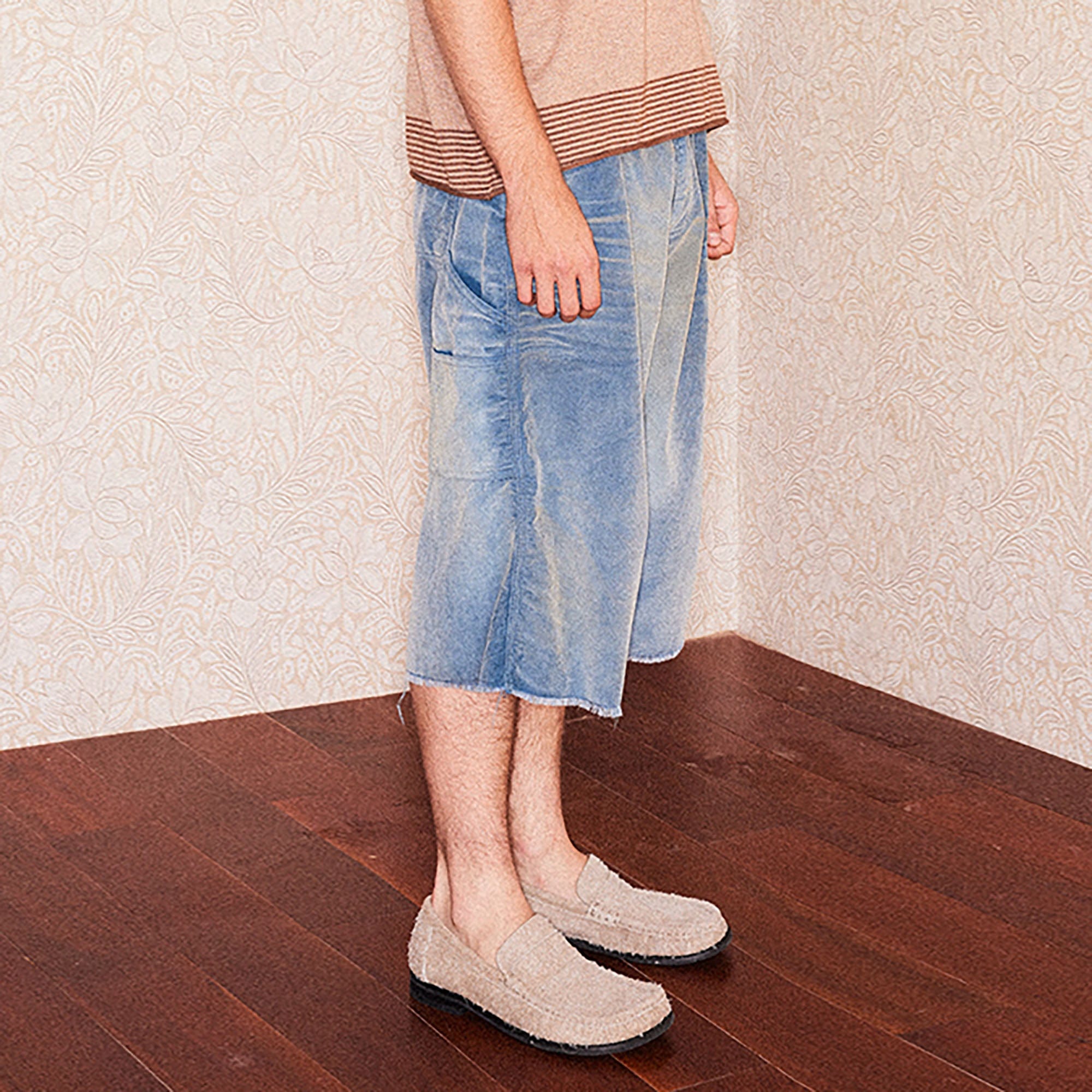RICHILL Washed Corduroy Raw Hem Shorts-Shorts-S-Free Shipping Leatheretro