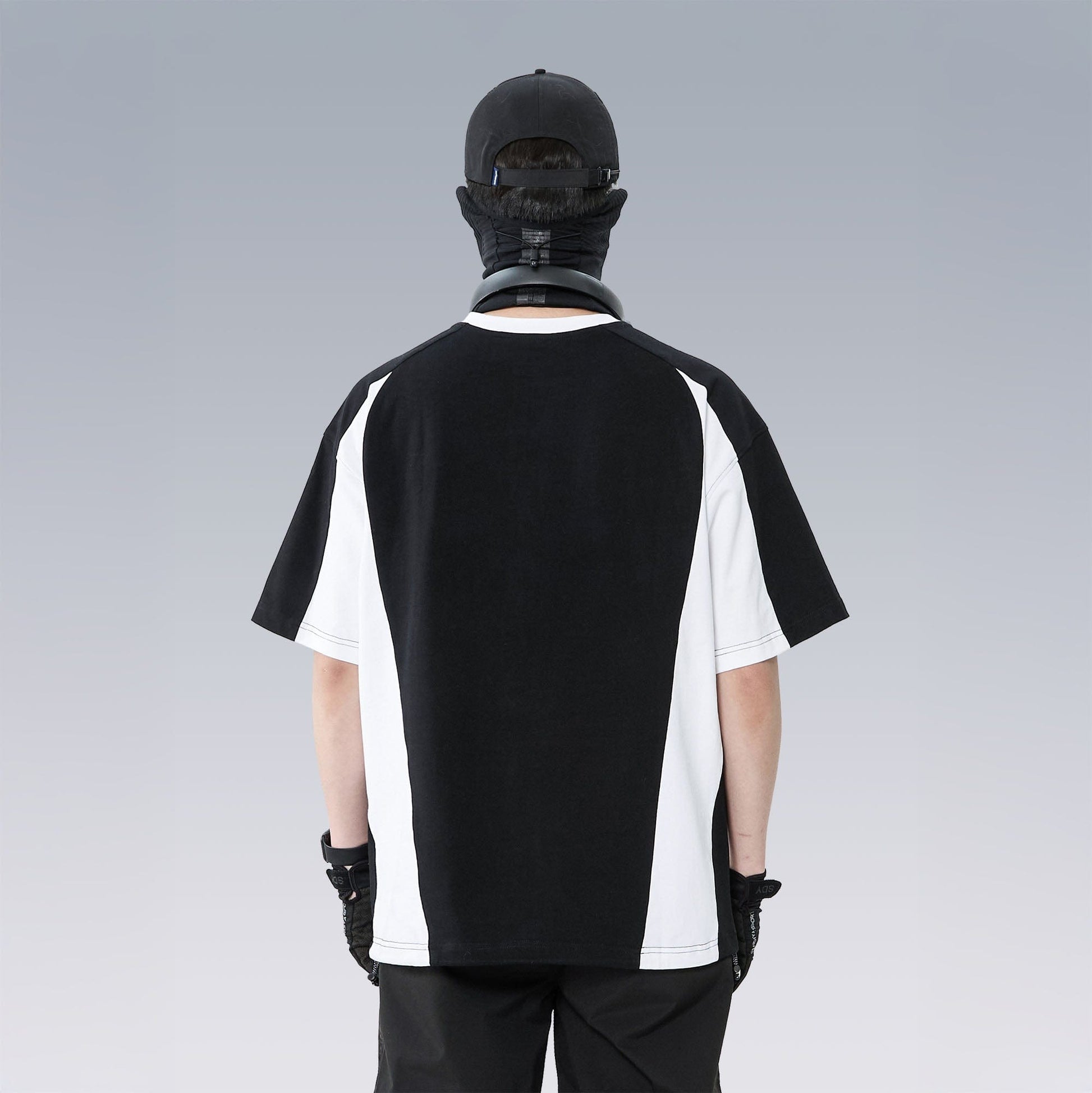 SILENSTORM Contrast Panelled Moisture-Wicking Graphic T-Shirt-T Shirt-S-Free Shipping Leatheretro