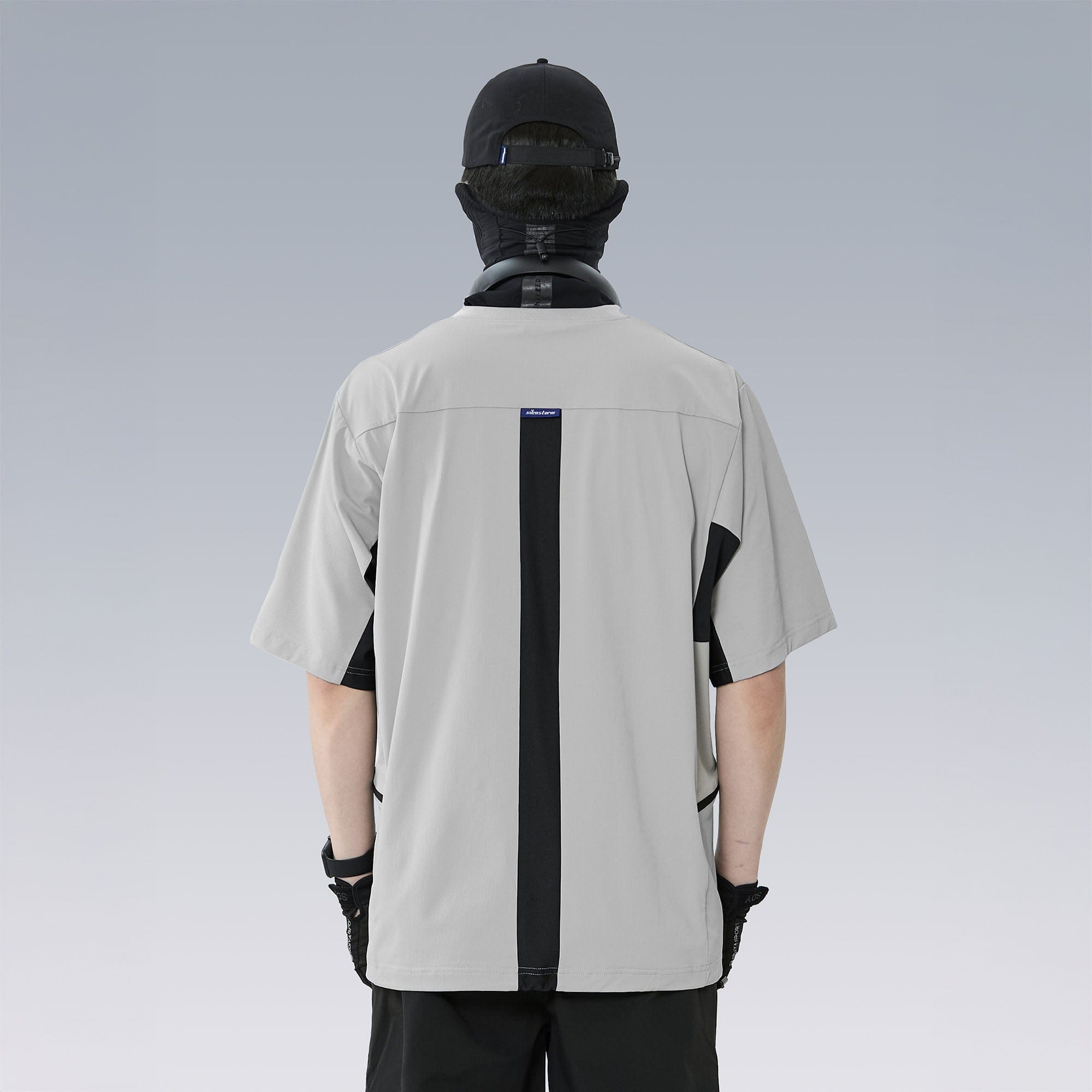 SILENSTORM Tech Panel Drawstring-Hem Quick-Dry T-Shirt-T Shirt-S-Black-Free Shipping Leatheretro