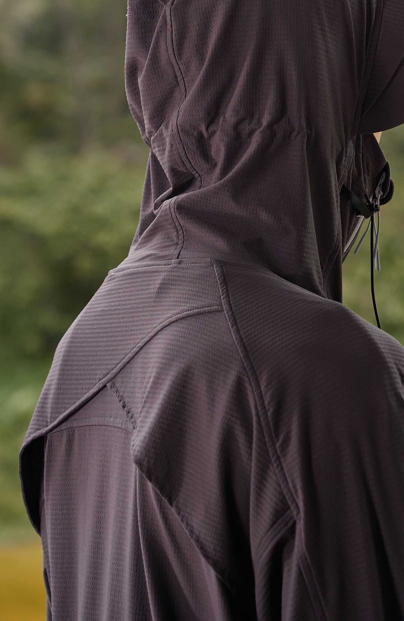MOITIEDEPETALE Dual-Zip Cooling UV Protection Hooded Jacket-Jacket-XS-Purple-Free Shipping Leatheretro
