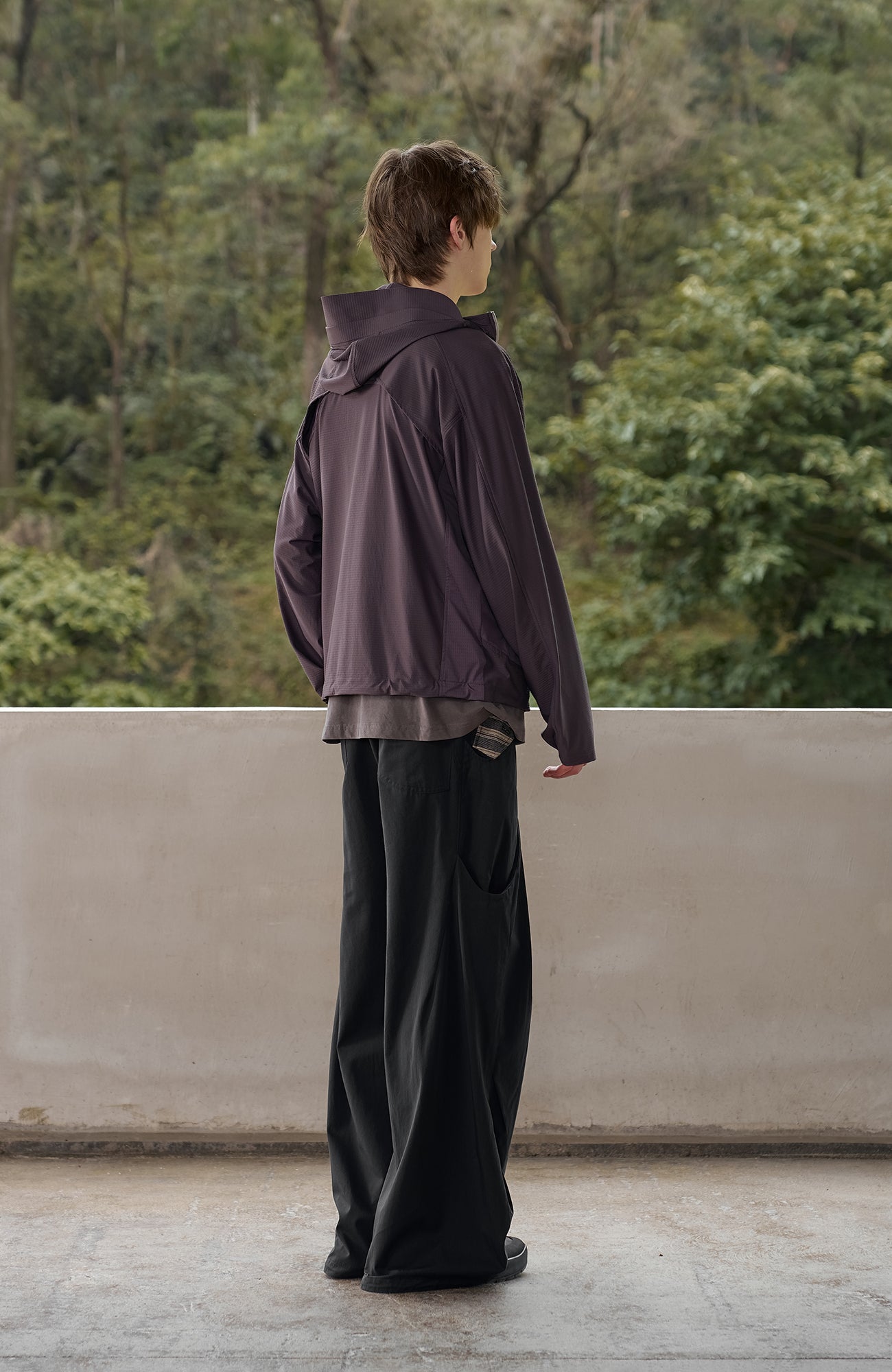 MOITIEDEPETALE Dual-Zip Cooling UV Protection Hooded Jacket-Jacket-XS-Purple-Free Shipping Leatheretro