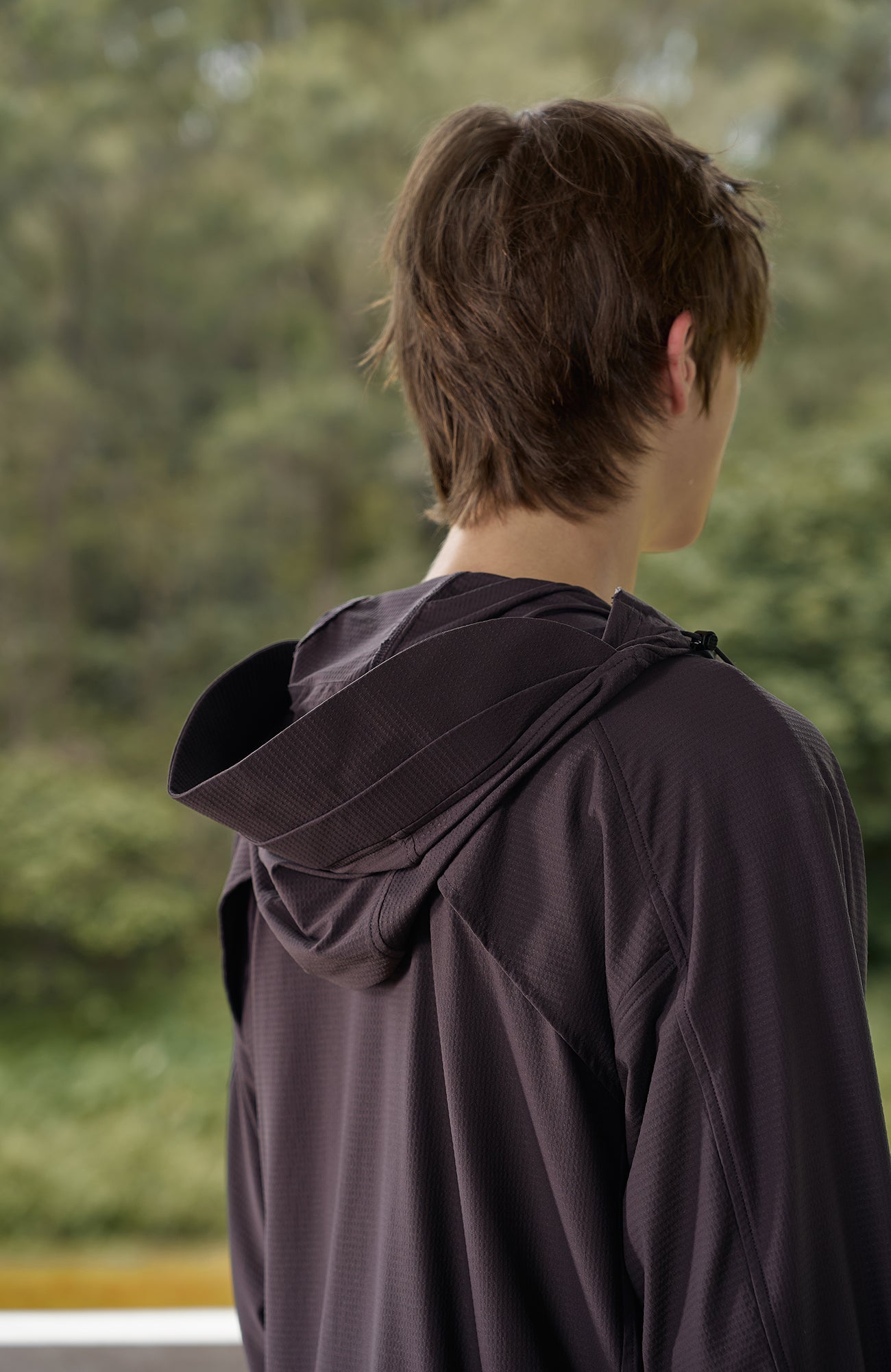 MOITIEDEPETALE Dual-Zip Cooling UV Protection Hooded Jacket-Jacket-XS-Purple-Free Shipping Leatheretro