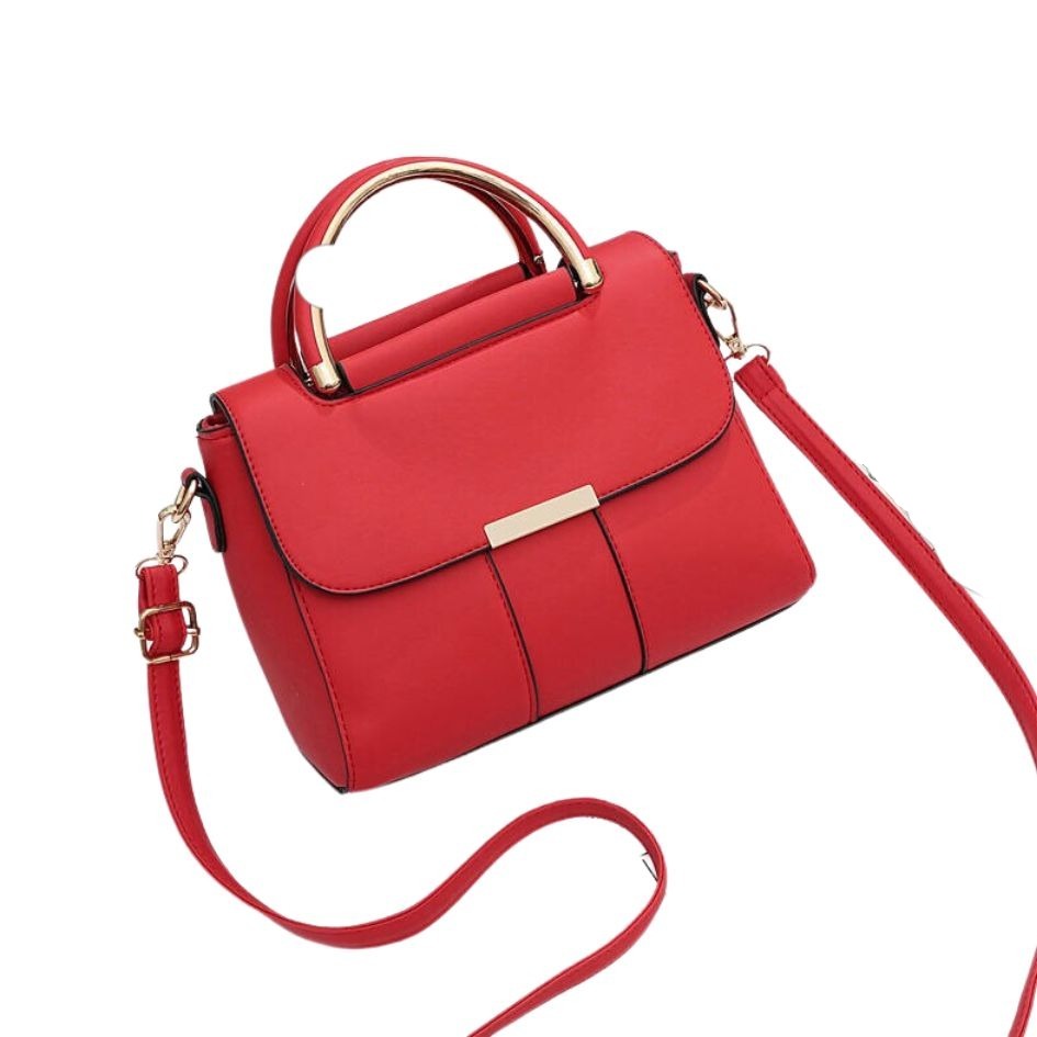 Korean Version Fashion Trendy Ladies Party Bag-Handbags-Red-Free Shipping Leatheretro