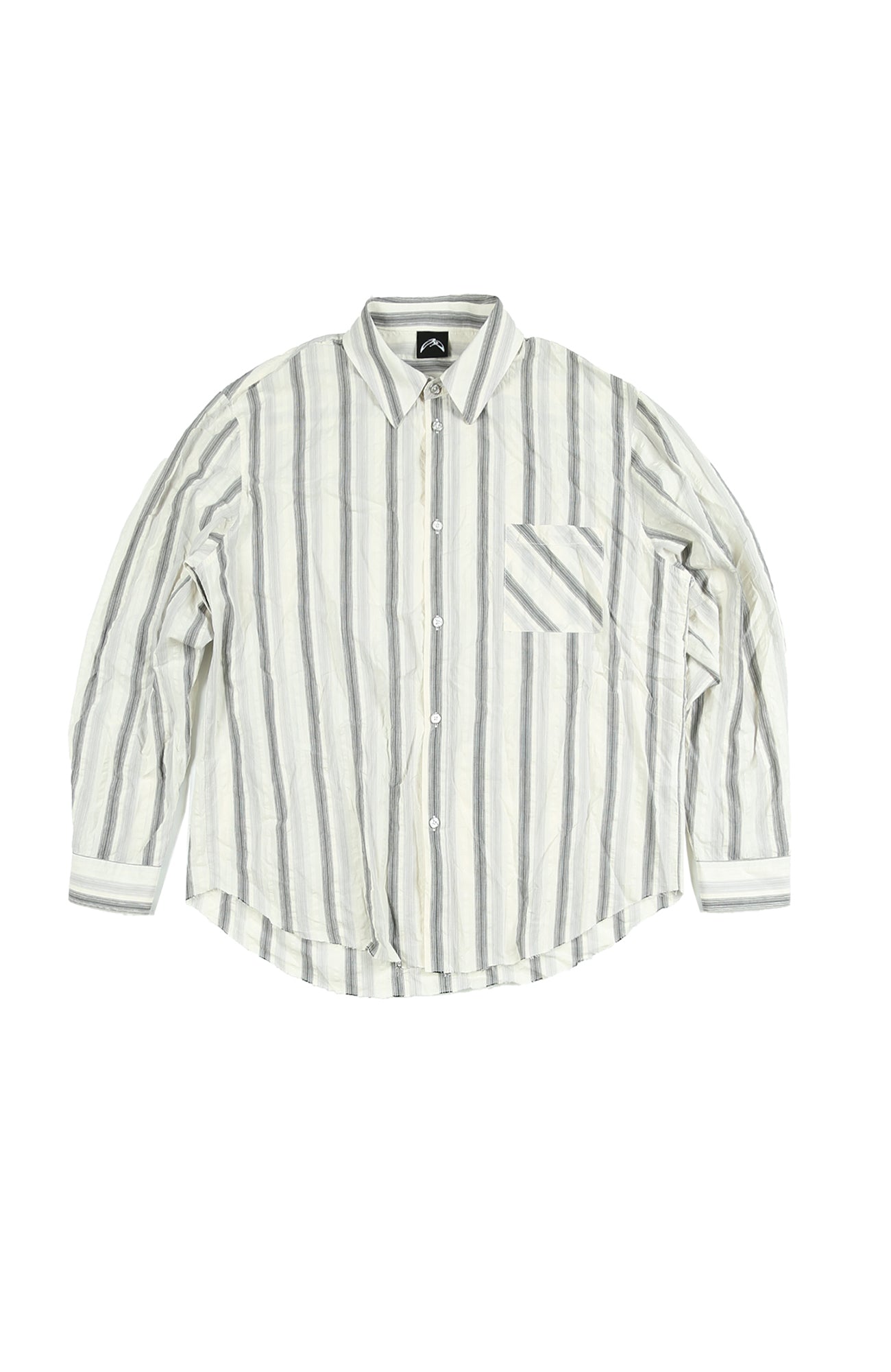 TRECLUB Retro Stripe Long-Sleeve Shirt-Shirt-S-Free Shipping Leatheretro