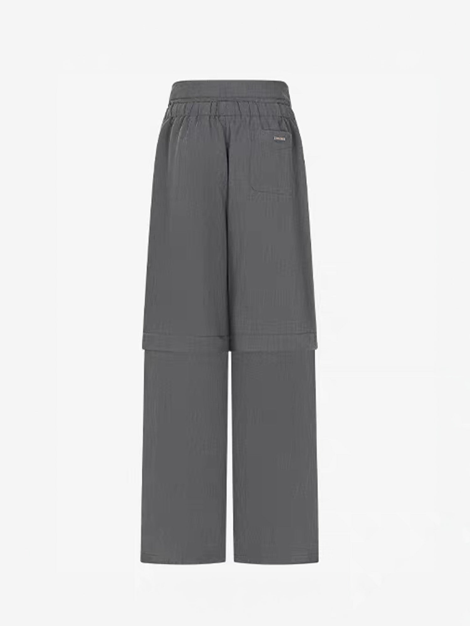 TIWILLTANG Detachable Drawstring Straight-Leg Pants-Pants-S-White-Free Shipping Leatheretro