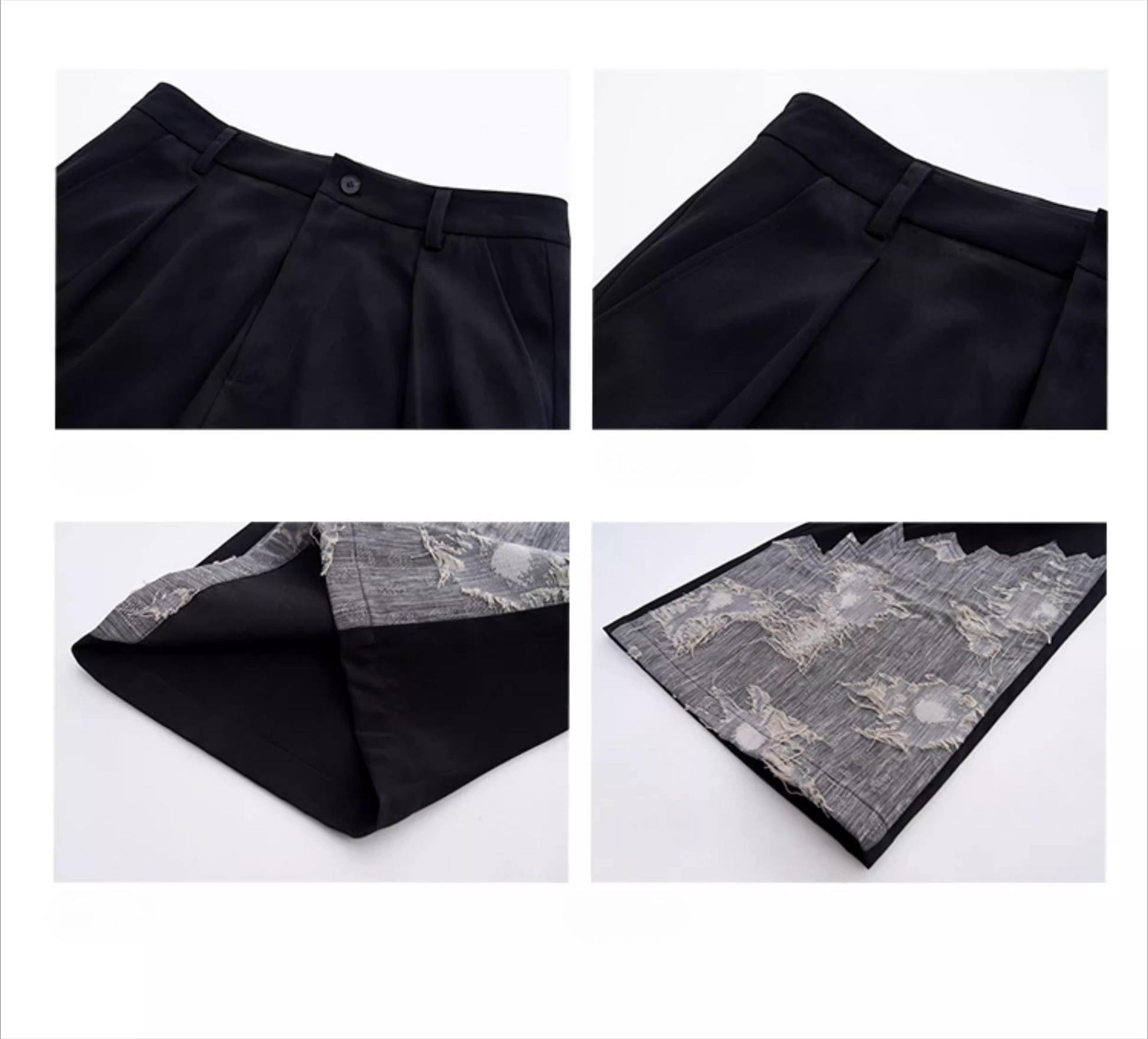 STARTEXCEEDEND Men's Luxury Slim-Fit Double-Breasted Blazer and Pants-Black Top-S 40-55kg-Free Shipping Leatheretro