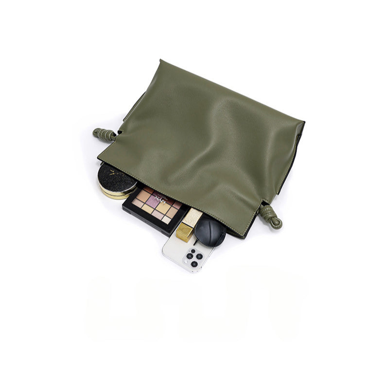 Genuine Leather Women's Tote Bag-Handbags-White-Free Shipping Leatheretro