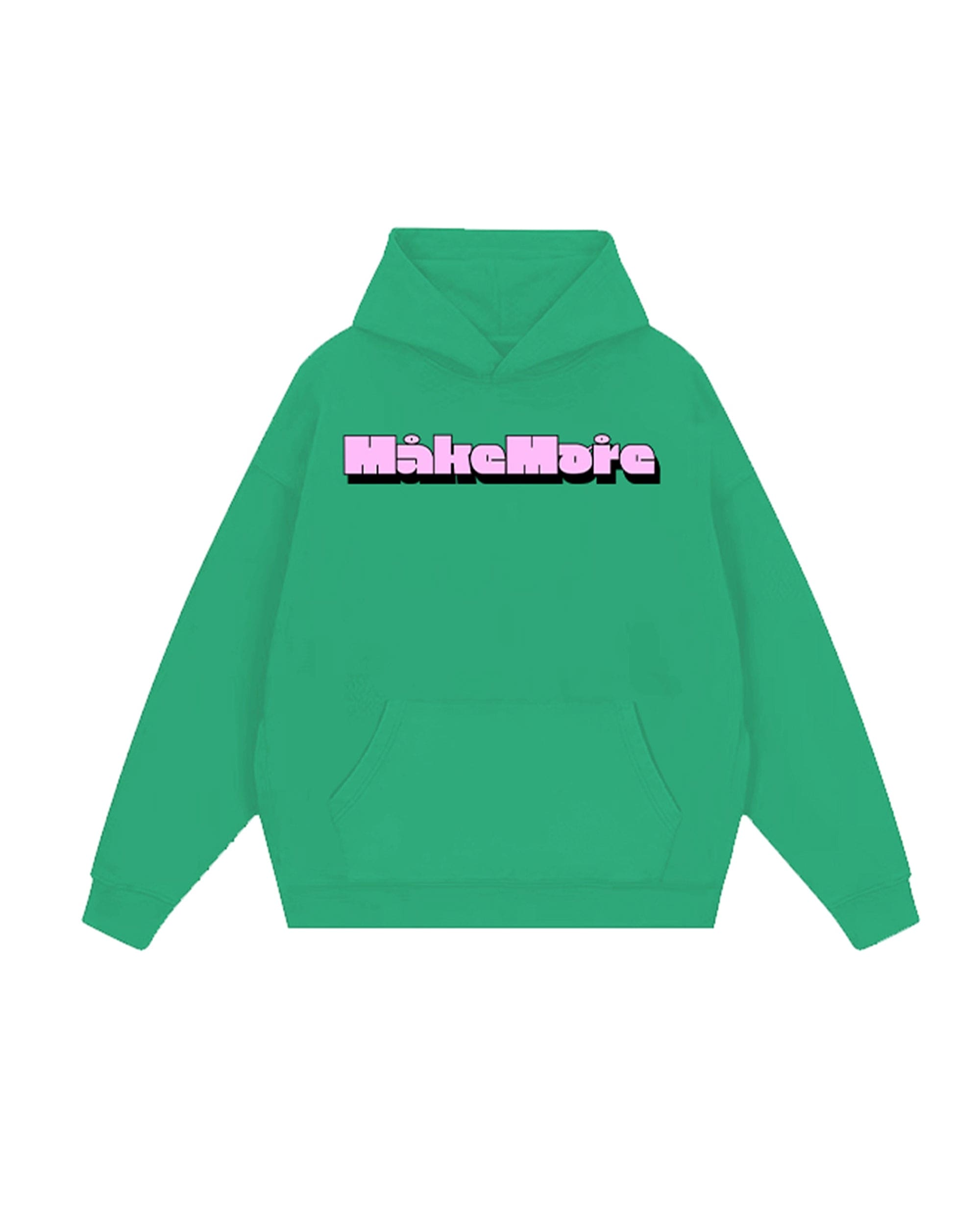 MAKEMORE Comic LOGO Hoodie-Hoodie-S-Black-Free Shipping Leatheretro