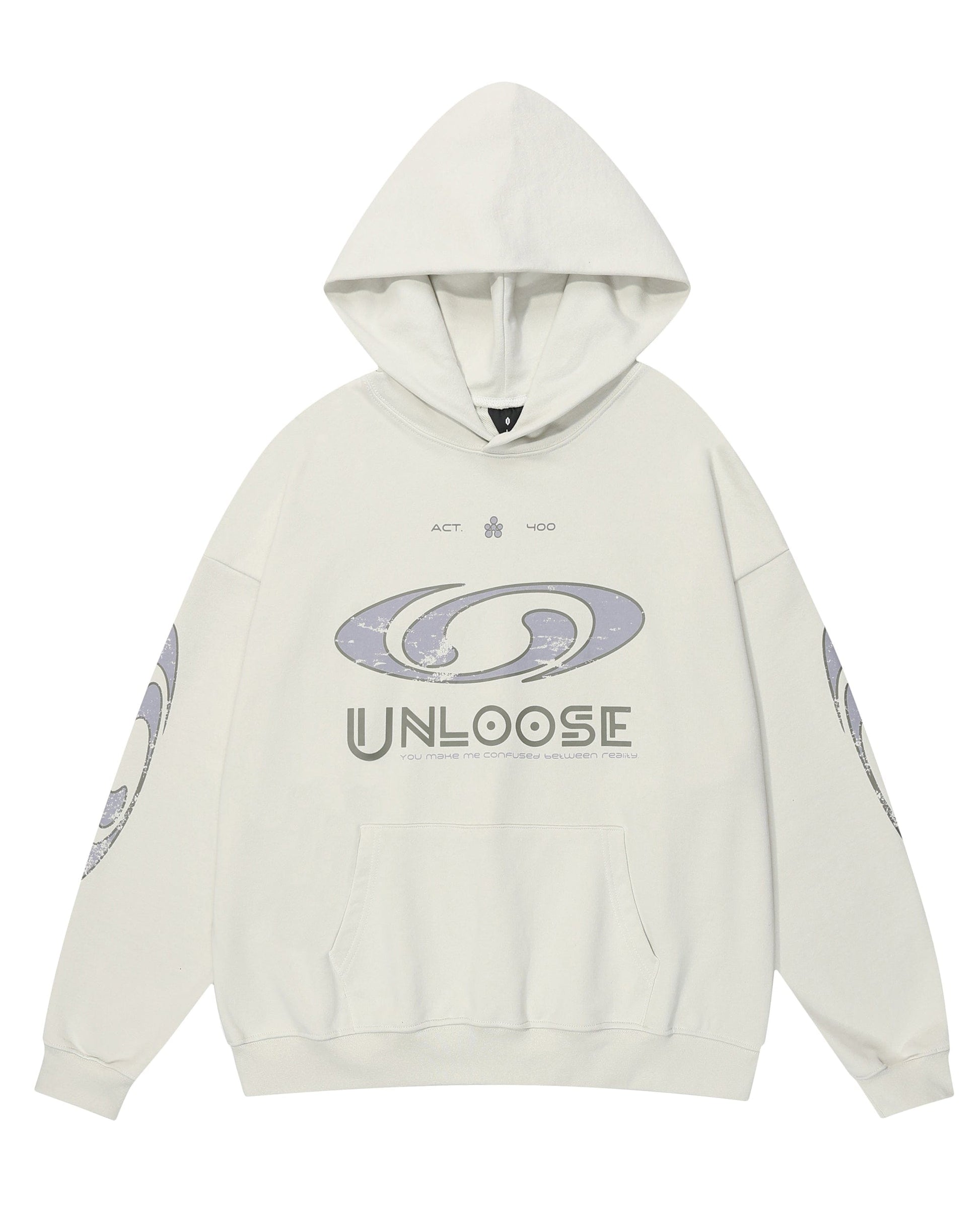 OVDY Unloose Graphics Hoodie-Hoodie-S-White-Free Shipping Leatheretro