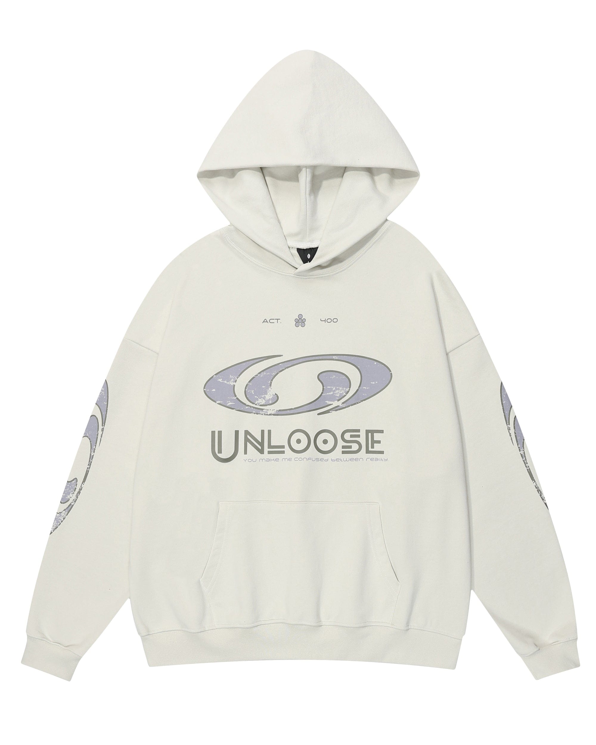 OVDY Unloose Graphics Hoodie-Hoodie-S-White-Free Shipping Leatheretro