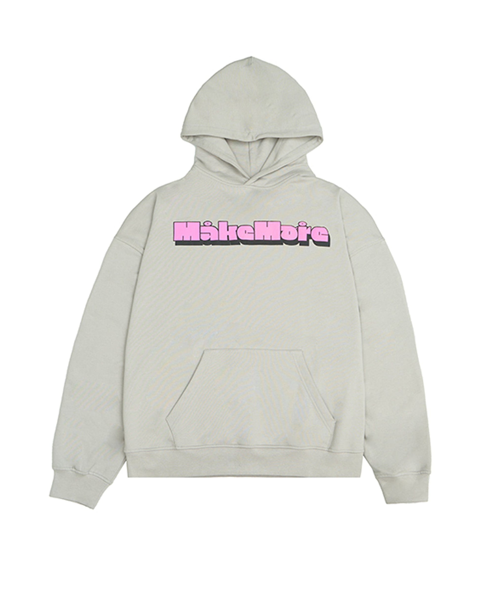MAKEMORE Comic LOGO Hoodie-Hoodie-S-Black-Free Shipping Leatheretro