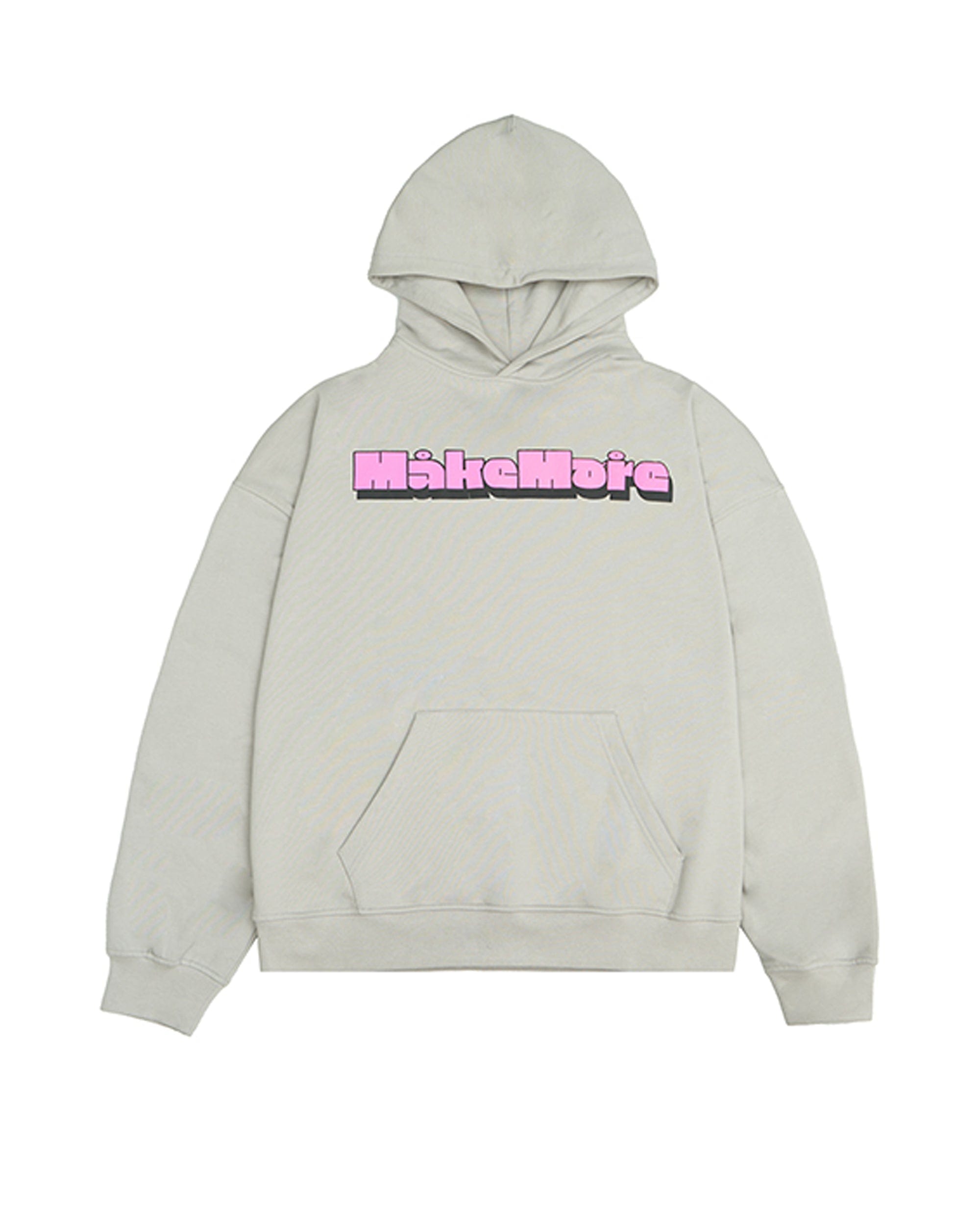 MAKEMORE Comic LOGO Hoodie-Hoodie-S-Black-Free Shipping Leatheretro