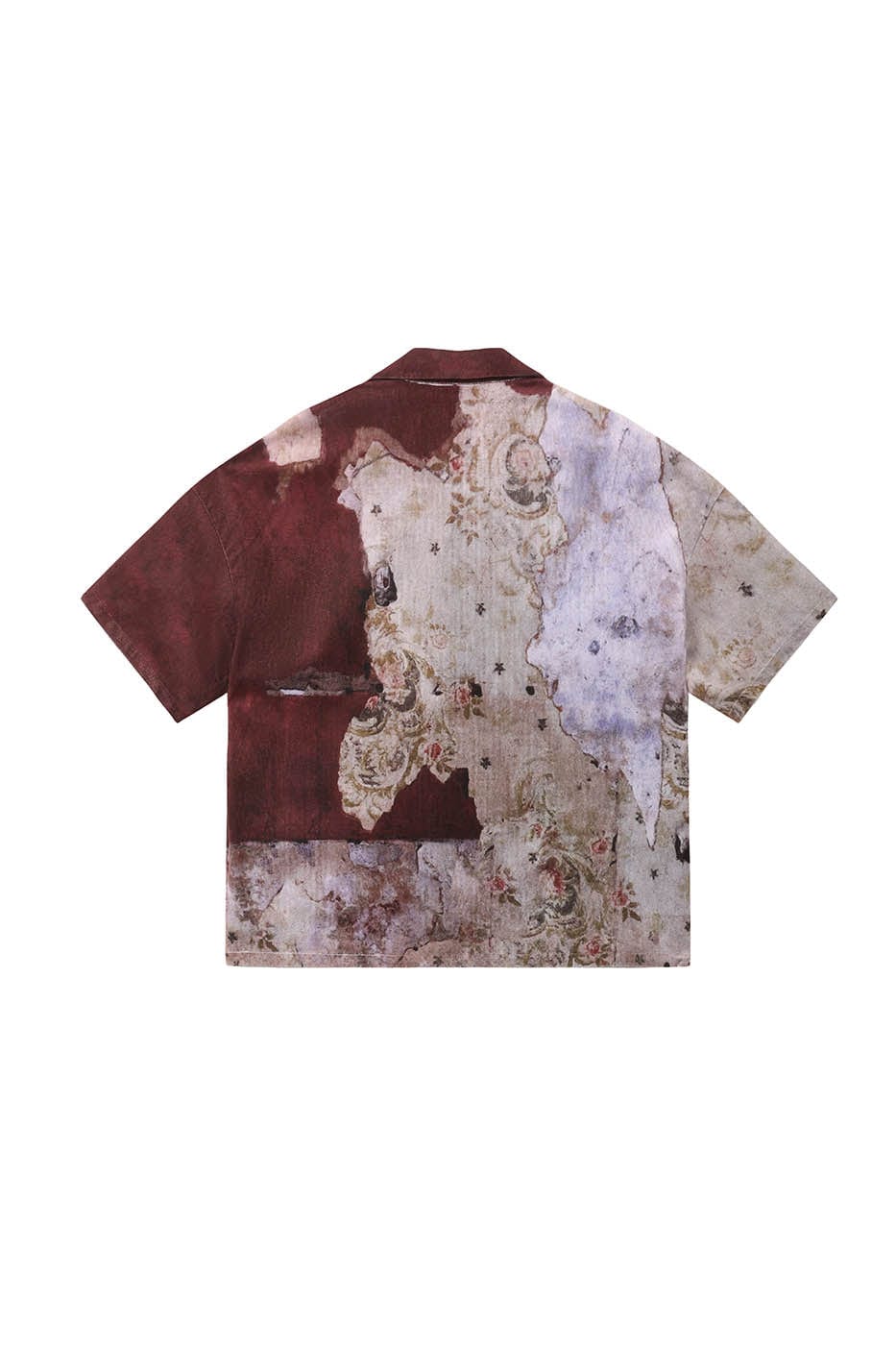 KREATE Mural Cuban Half Shirt-Half shirt-S-Free Shipping Leatheretro