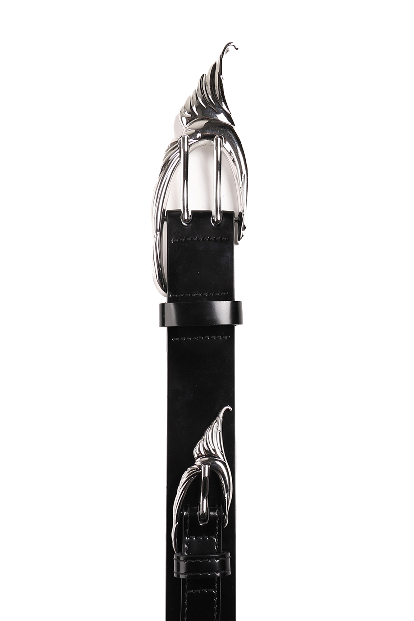 WHISTLEHUNTER Double-Layer Gloss Leather Belt-Accessories-One Size (Preorder)-Free Shipping Leatheretro