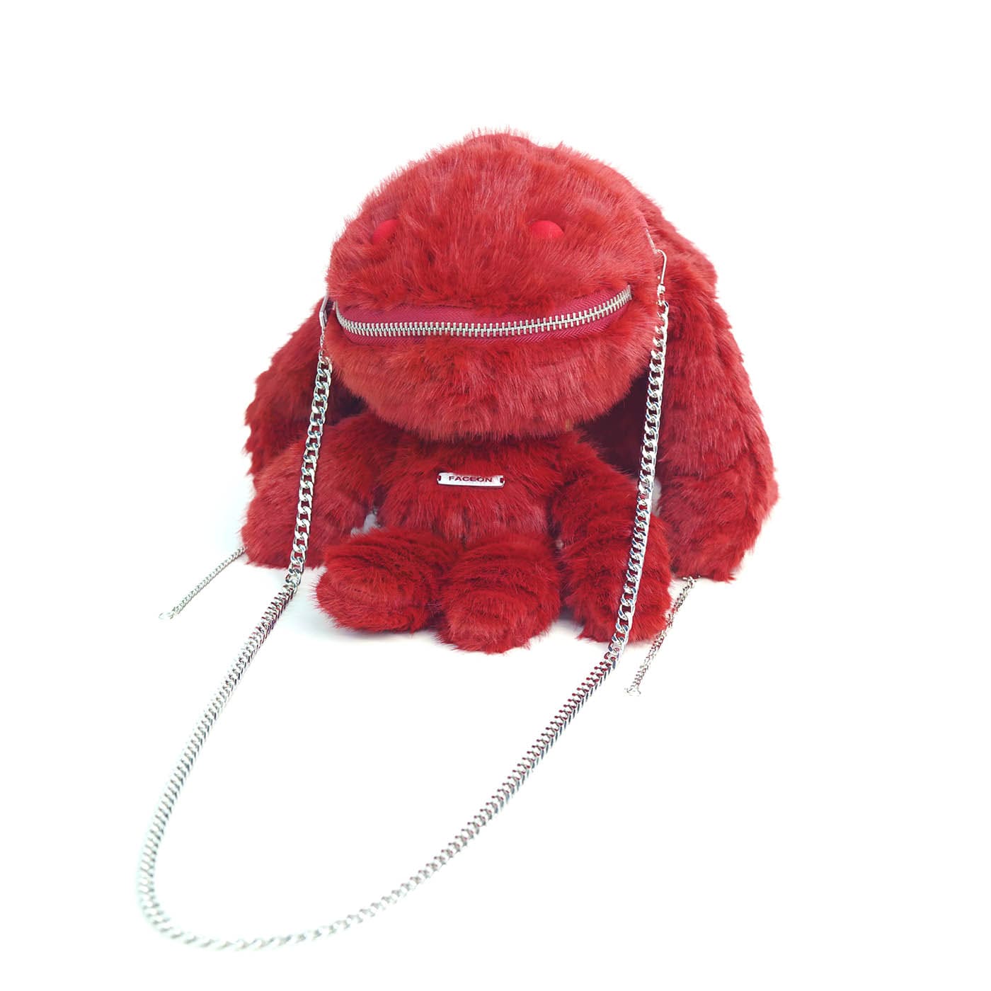 FACEONLAB Monster Crossbody Bag-Bag-One Size-Red-Free Shipping Leatheretro