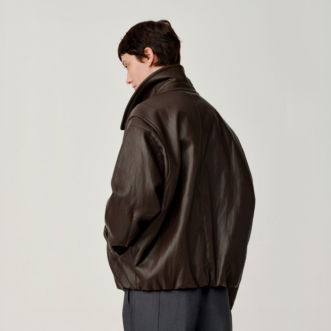 OPICLOTH Soft-Tanned Drawstring Faux Leather Jacket-Jacket-XS (Preorder)-Free Shipping Leatheretro