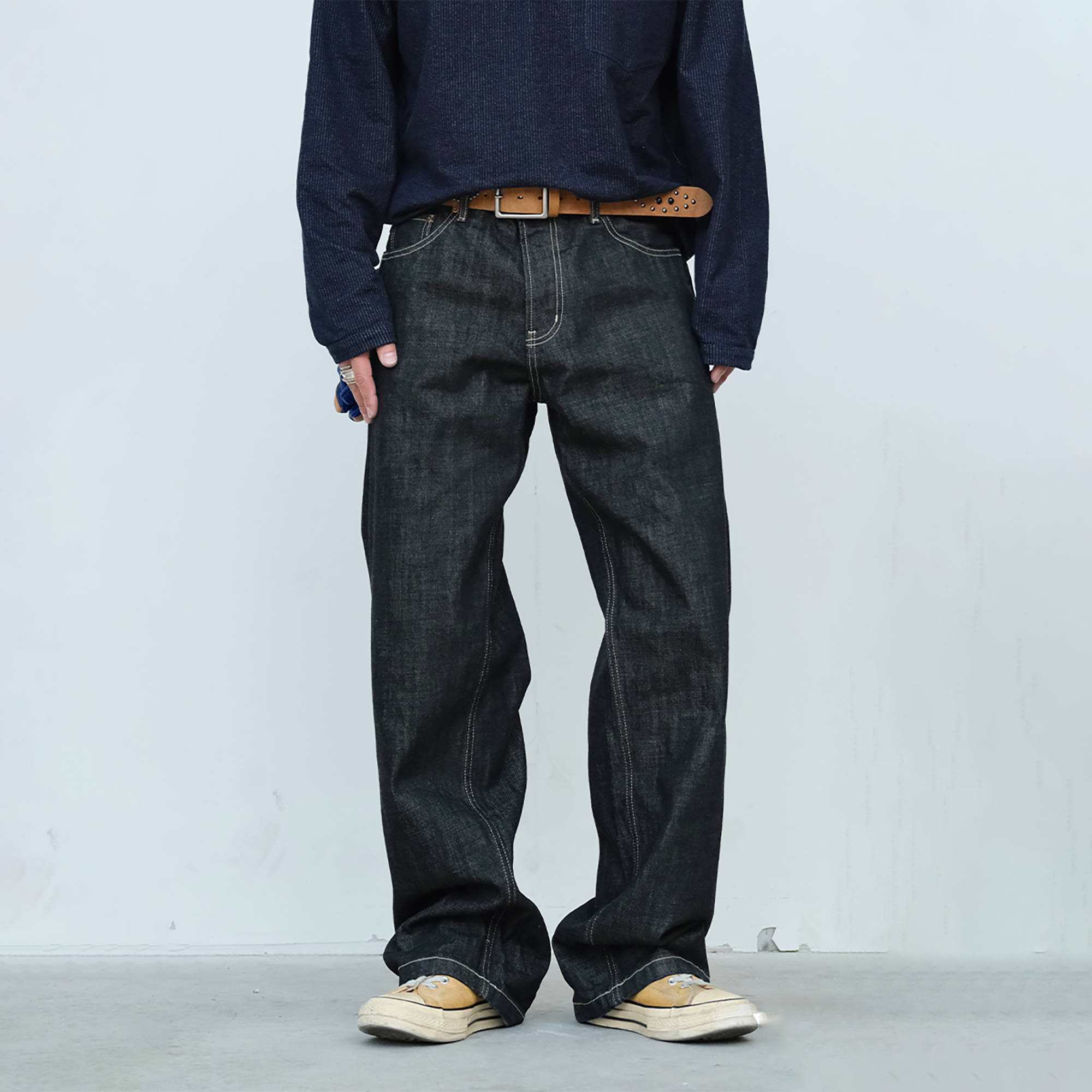 NEIGBORL Essential Raw Denim-Pants-S (Preorder)-Free Shipping Leatheretro