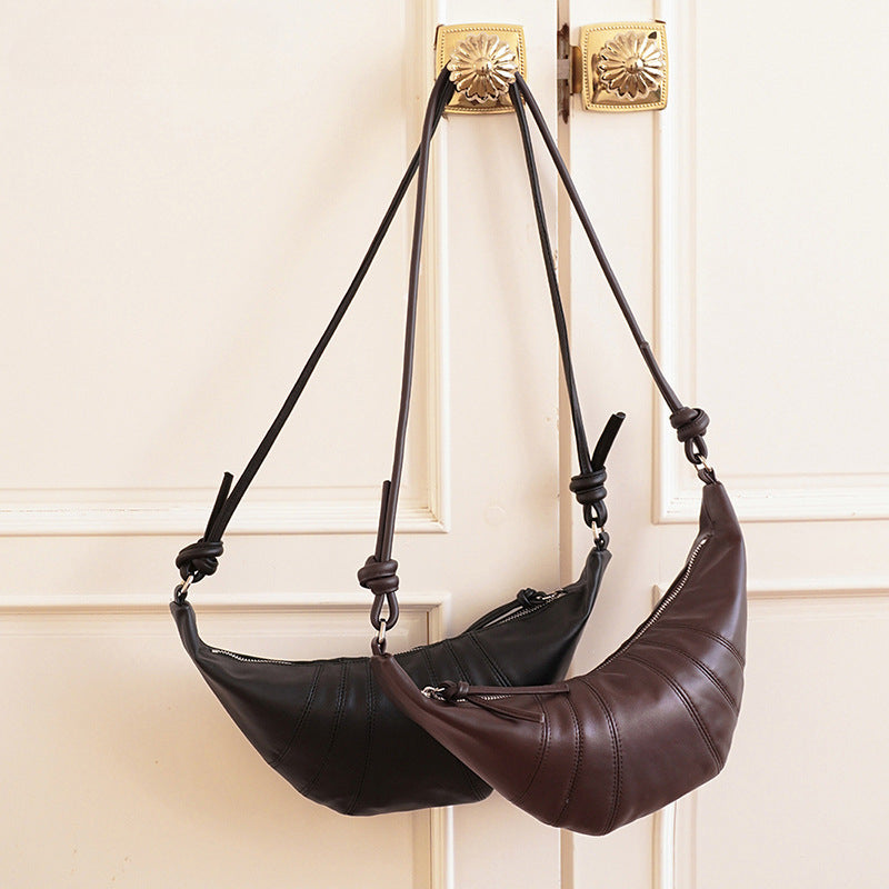 Premium Leather Crossbody Bag for Women-crossbody bags-Black-Free Shipping Leatheretro