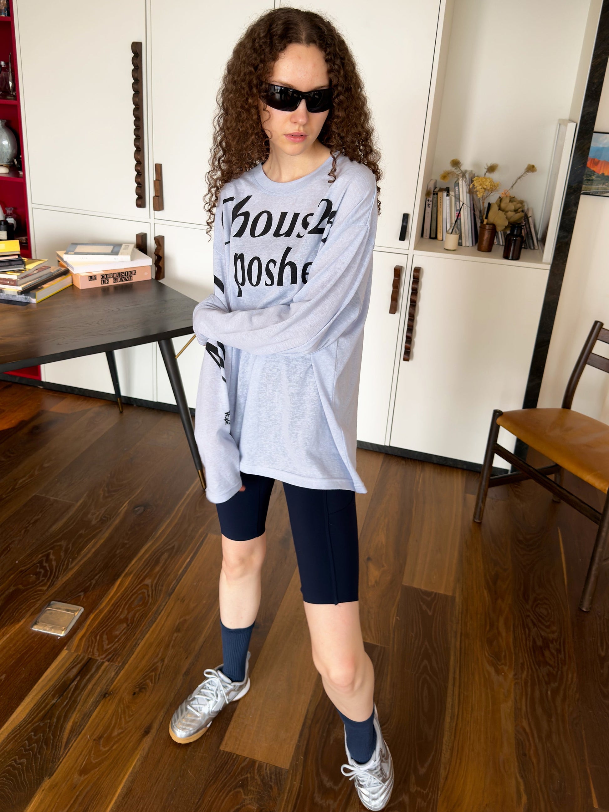 MIICHOUS UV-Protect Graphic Long-Sleeve Tee-L/S Tee-S (Preorder)-Blue-Free Shipping Leatheretro