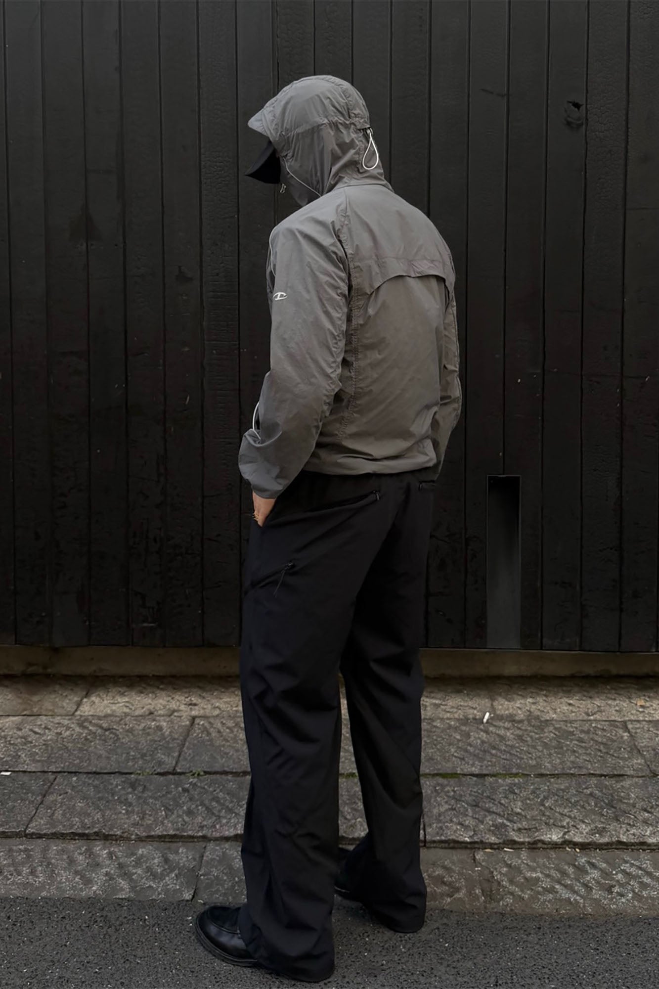 CATSSTAC Multi-Panel Layered Drawstring Pants-Pants-M (Preorder)-Gray-Free Shipping Leatheretro